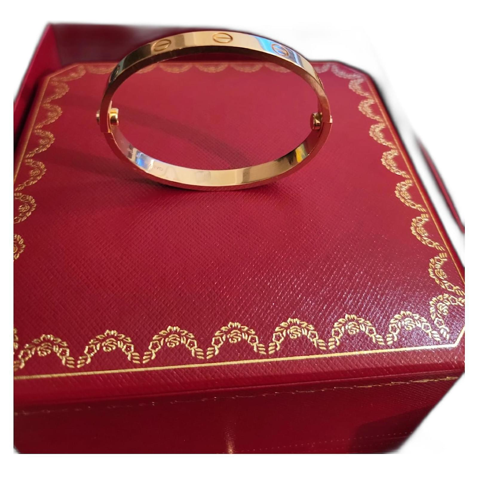 Cartier love bracelet Pink Pink gold ref.1061228 Joli Closet