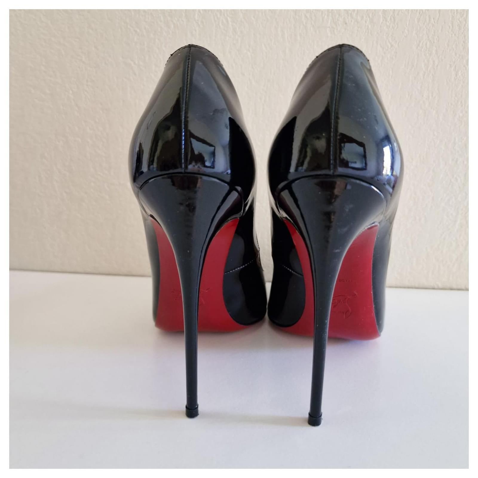 Christian Louboutin Heels Black Patent leather ref.1061357