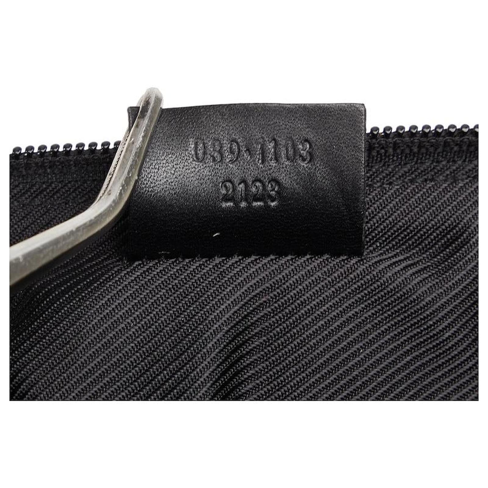 Gucci GG Canvas Accessory Pouch 039 1103 Black Cloth ref.1064108