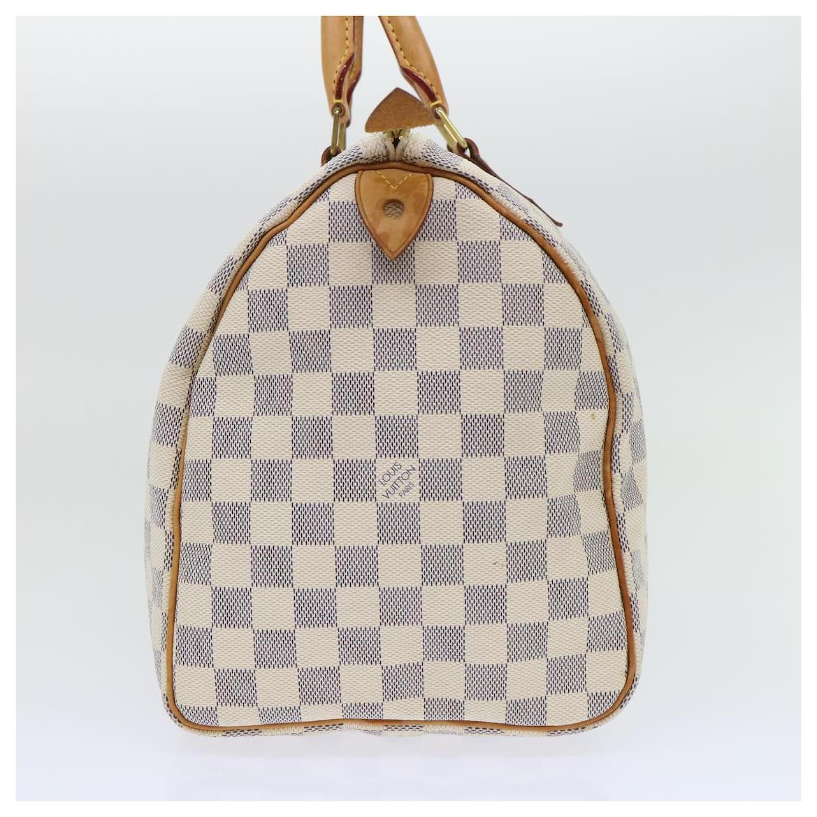 LOUIS VUITTON Damier Azur Speedy Bandouliere 25 Hand Bag N41374 LV