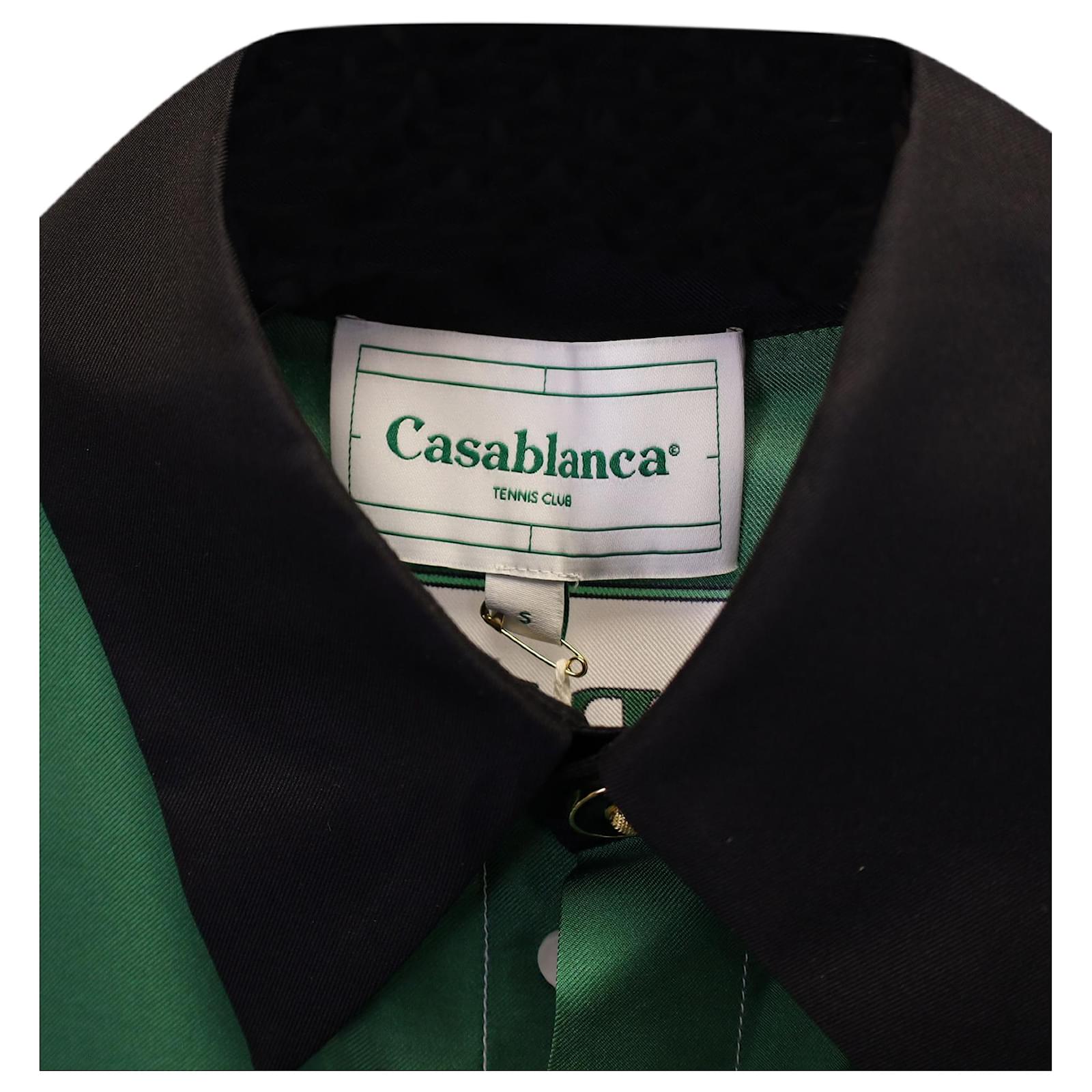 Chemise En Soie Casablanca Futuro Optimisto - Multicolore - Taille XL - Neuf Sans étiquettes