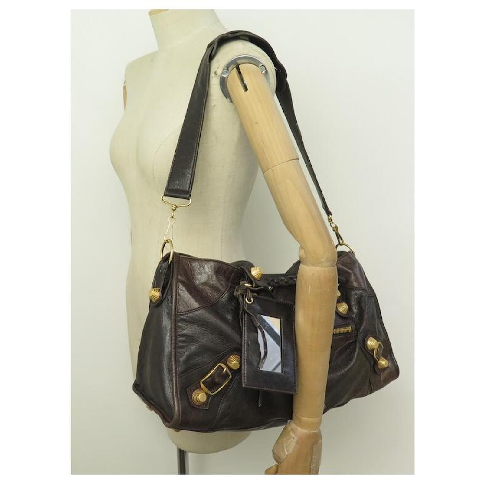 BALENCIAGA PART TIME GIANT HANDBAG 173082 LEATHER BANDOULIER HAND BALENCIAGA PART TIME GIANT HANDBAG 173082 LEATHER BANDOULIER HAND