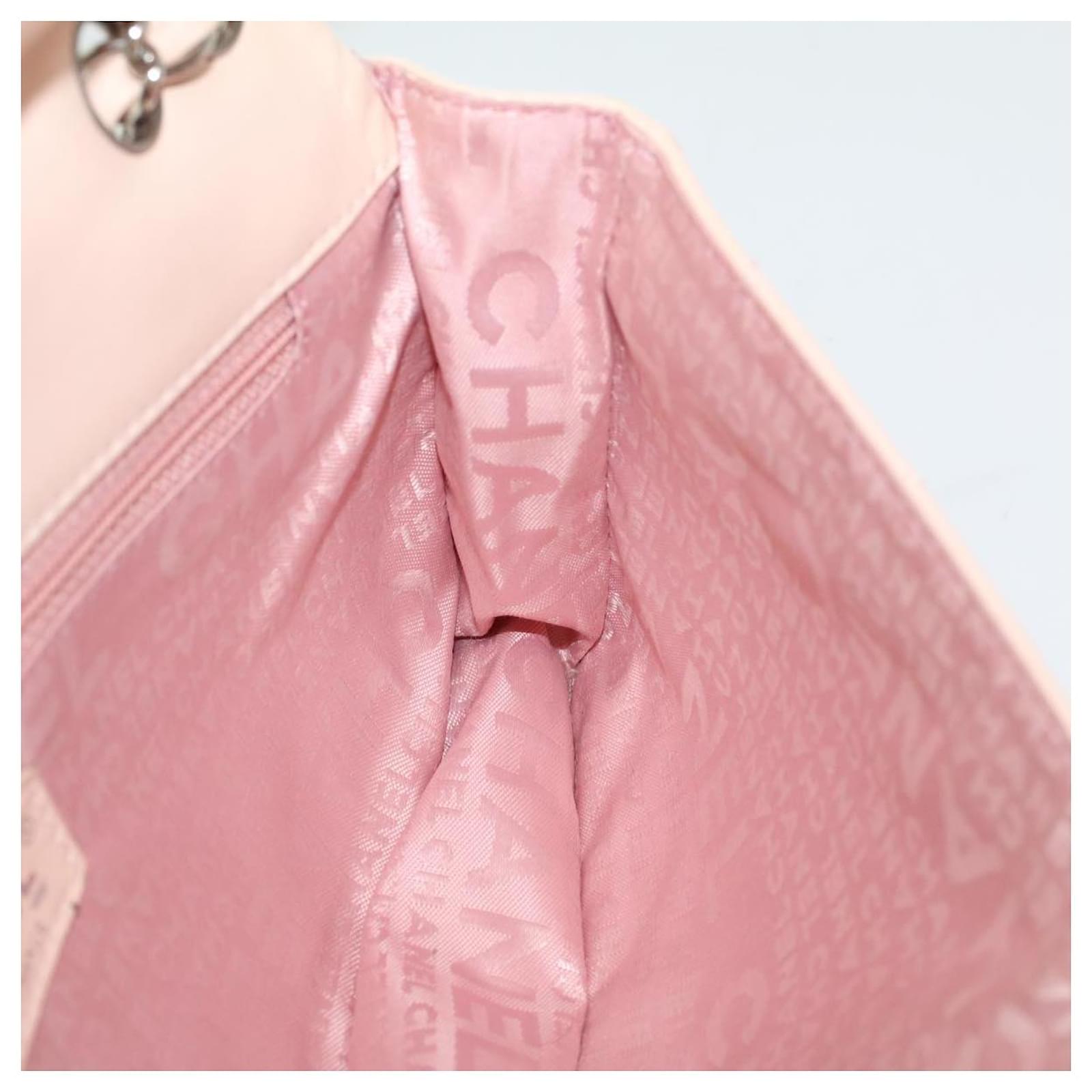 CHANEL Matelasse Chain Shoulder Bag Leather Pink CC Auth 53097 ref.1071320  - Joli Closet