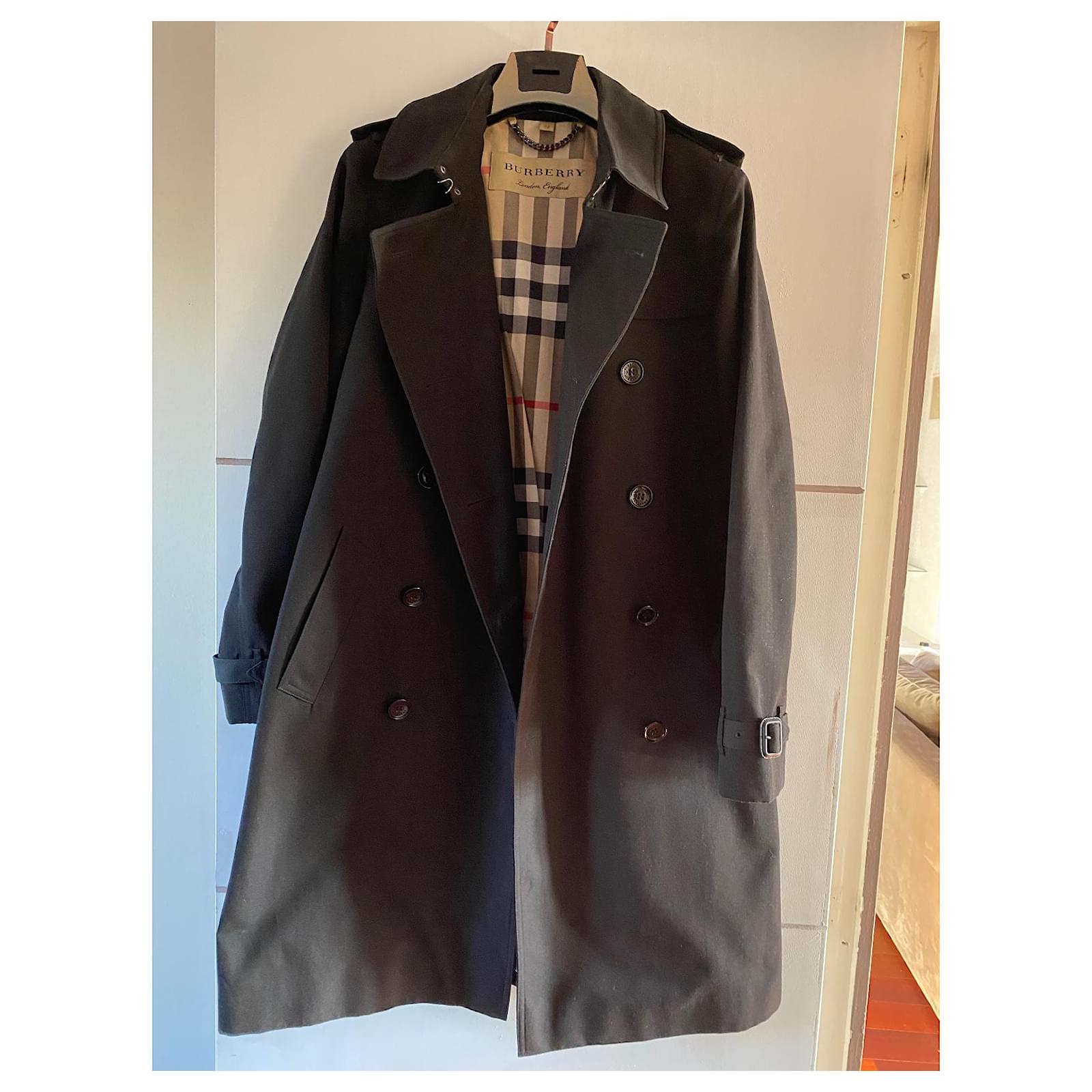 Trench discount burberry noir