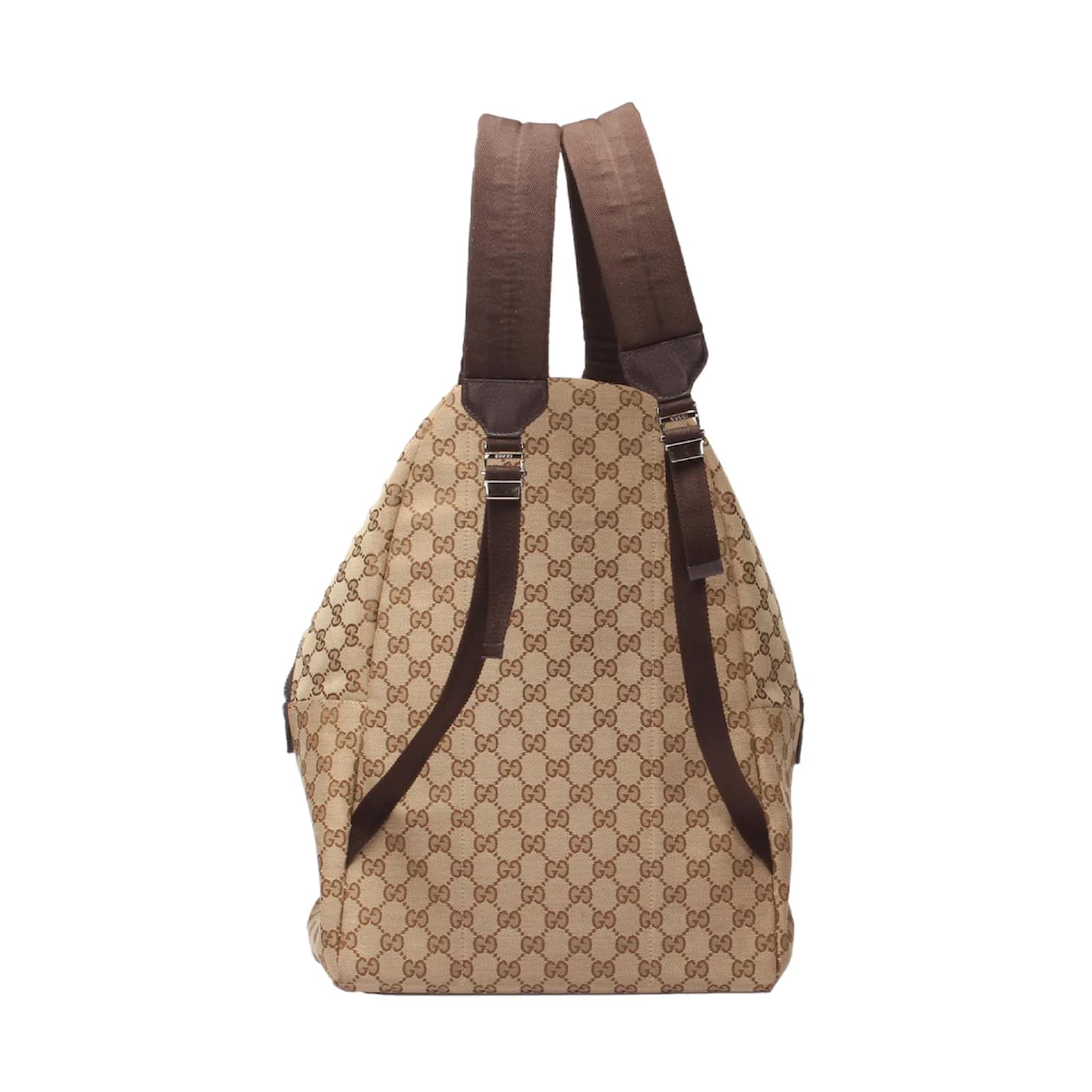 GG Canvas Web Backpack 190278