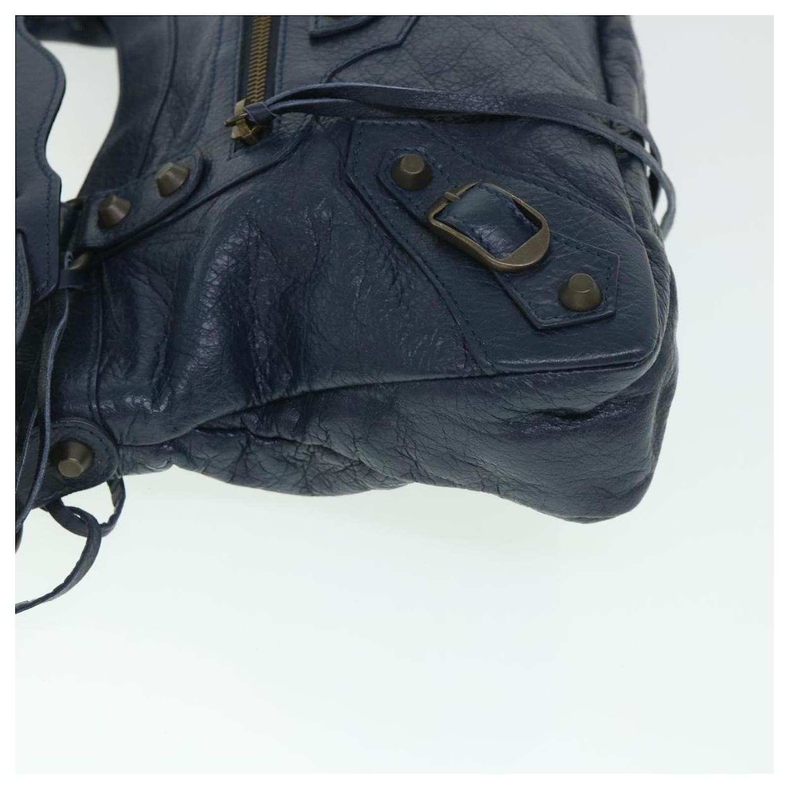 balenciaga city the first blue 2way BALENCIAGA CITY AND FIRST BAG