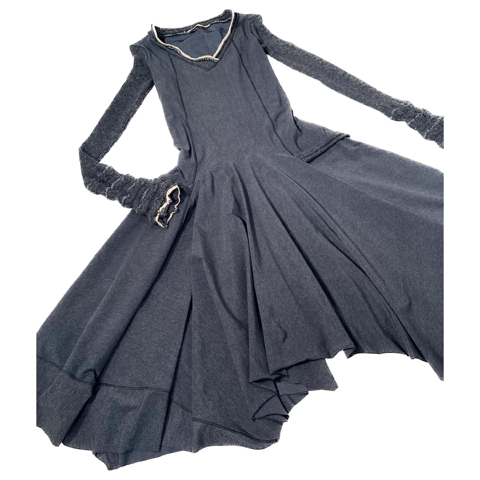 Robe Corolle Marithé & François Girbaud – Dos Ouvert Avec Laçage Bleu – Taille 36 – Occasion Très Bon état