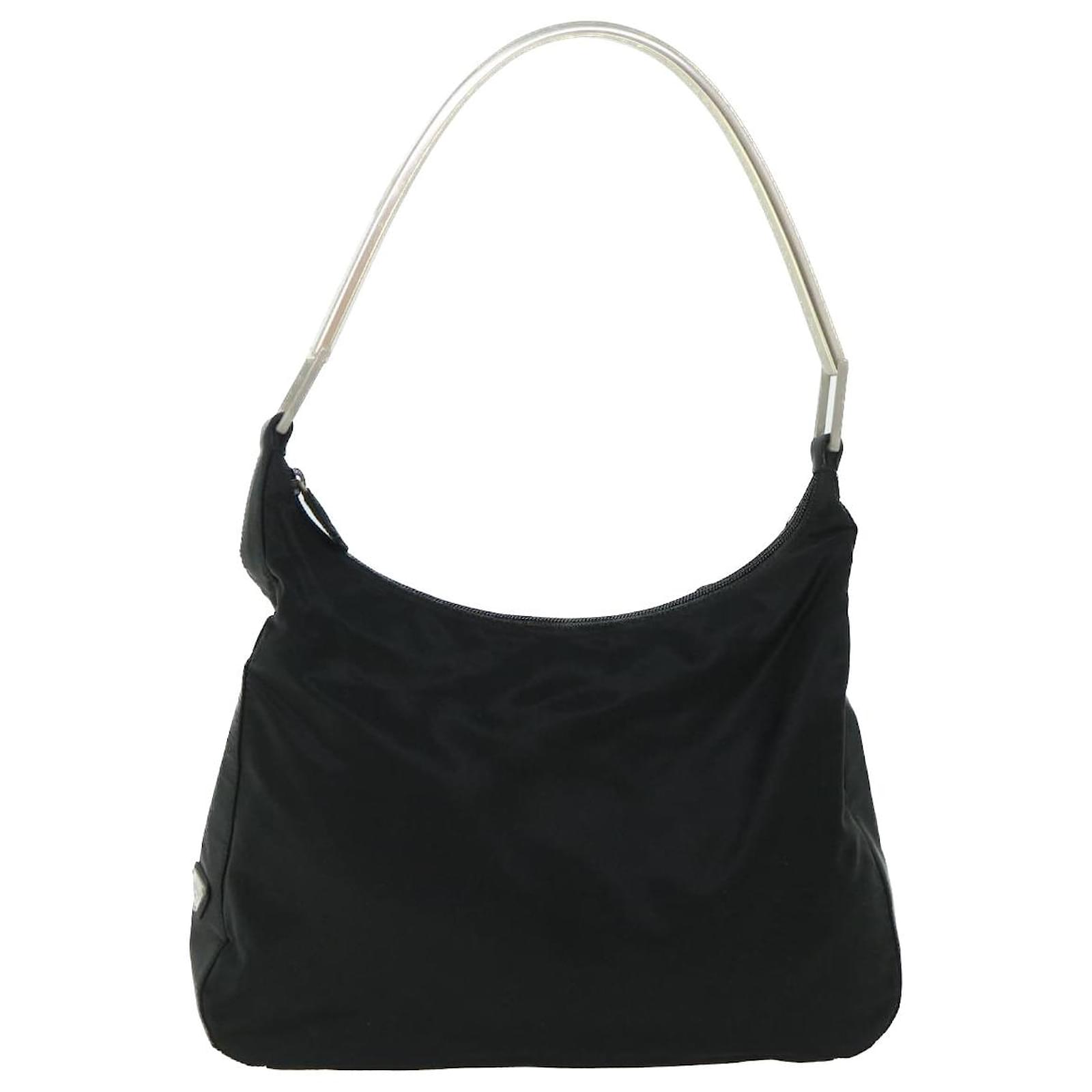 PRADA Shoulder Bag Nylon Black Auth bs8384 ref.1079805