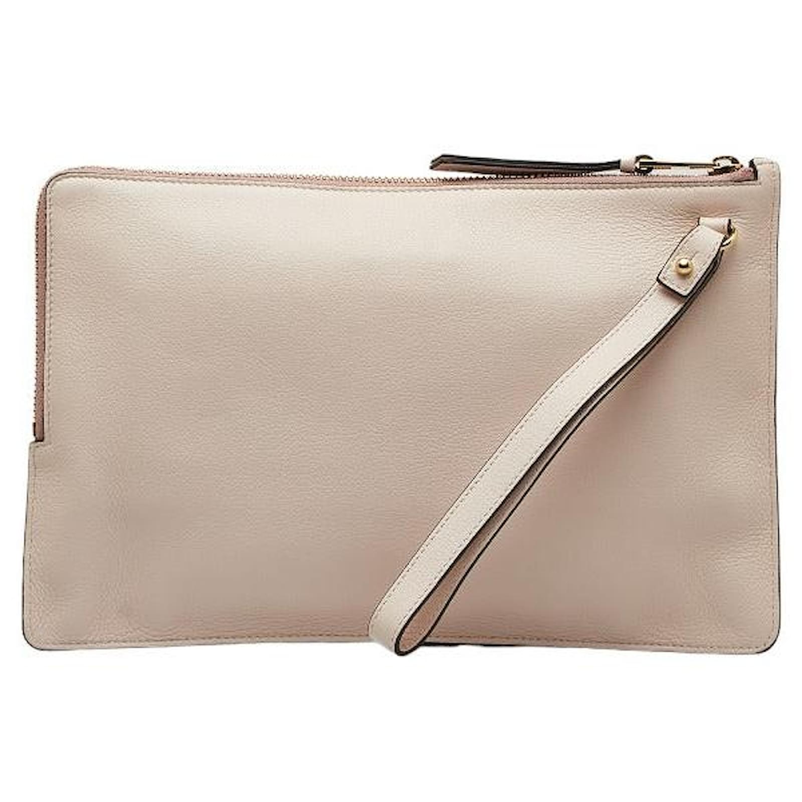 Loewe Pochette en cuir Puzzle Veau façon poulain Rose ref.1085110 - Joli  Closet