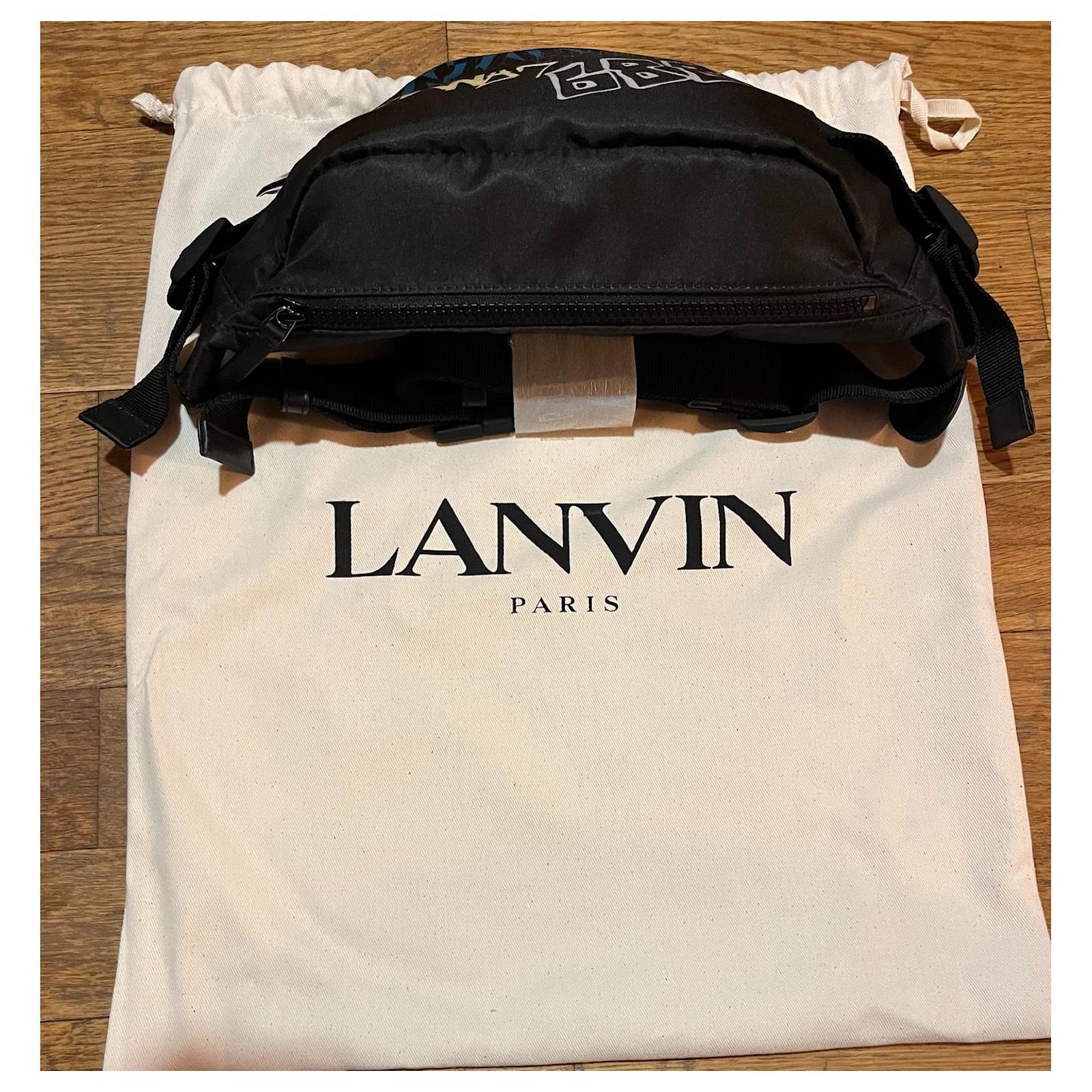 LANVIN graffiti-print belt bag - LANVIN Shoulder belt bag