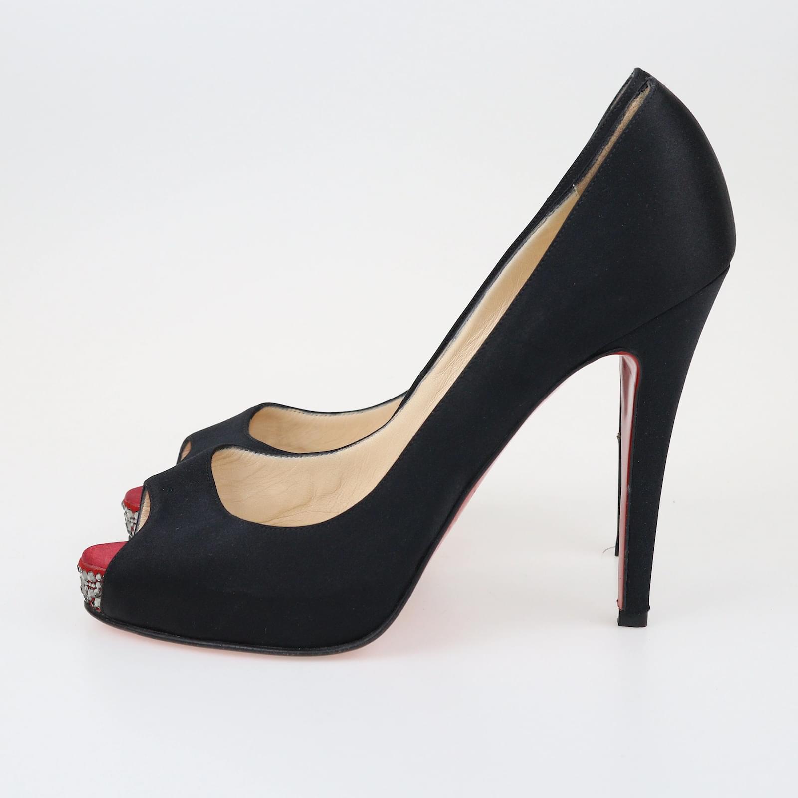 Louboutin peep sale toe platform