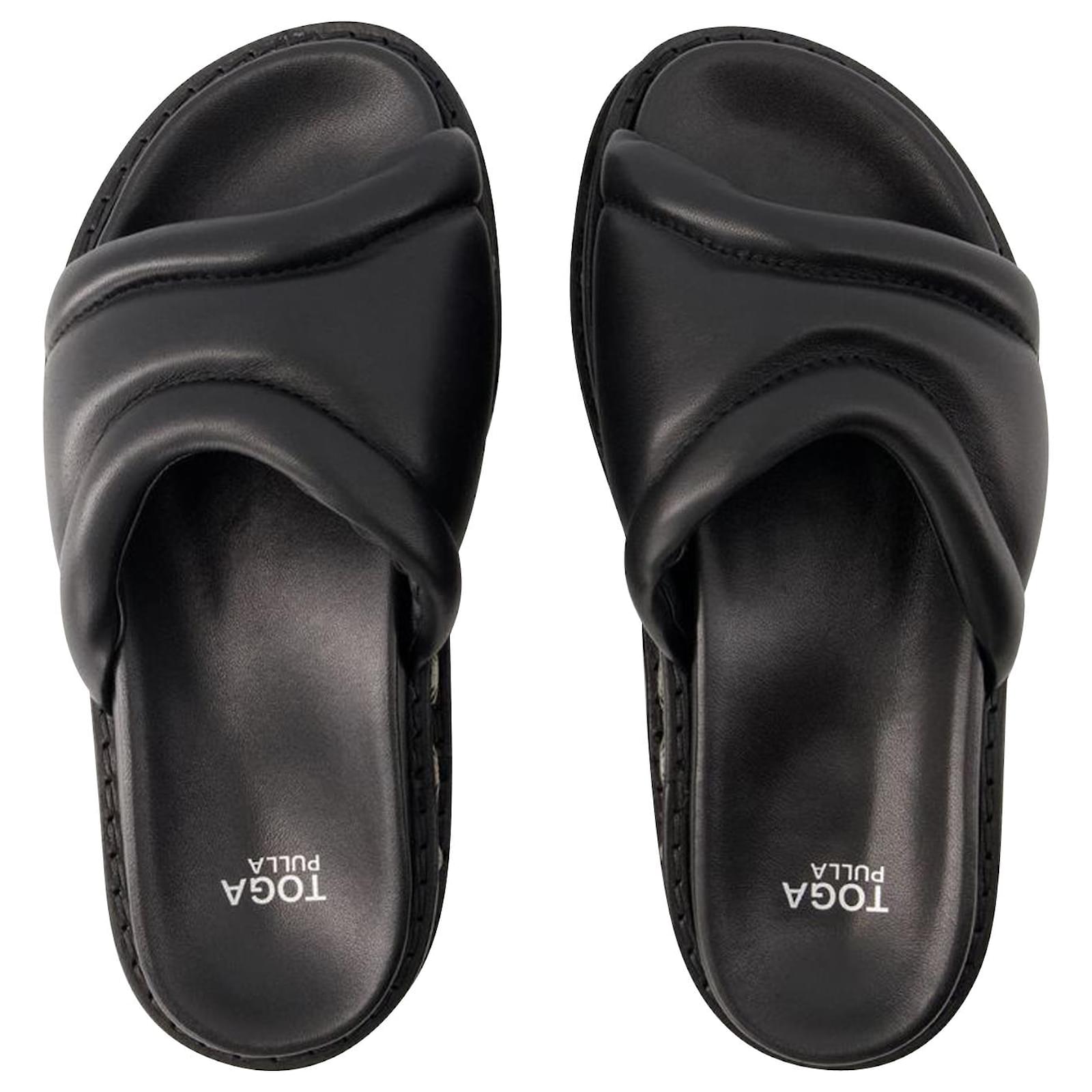 【関税込み】Aj1329 Sandals - Toga Pulla - Leather - Black AJ1329 Sandals - Toga Pulla - Leather - Black ref.1086204