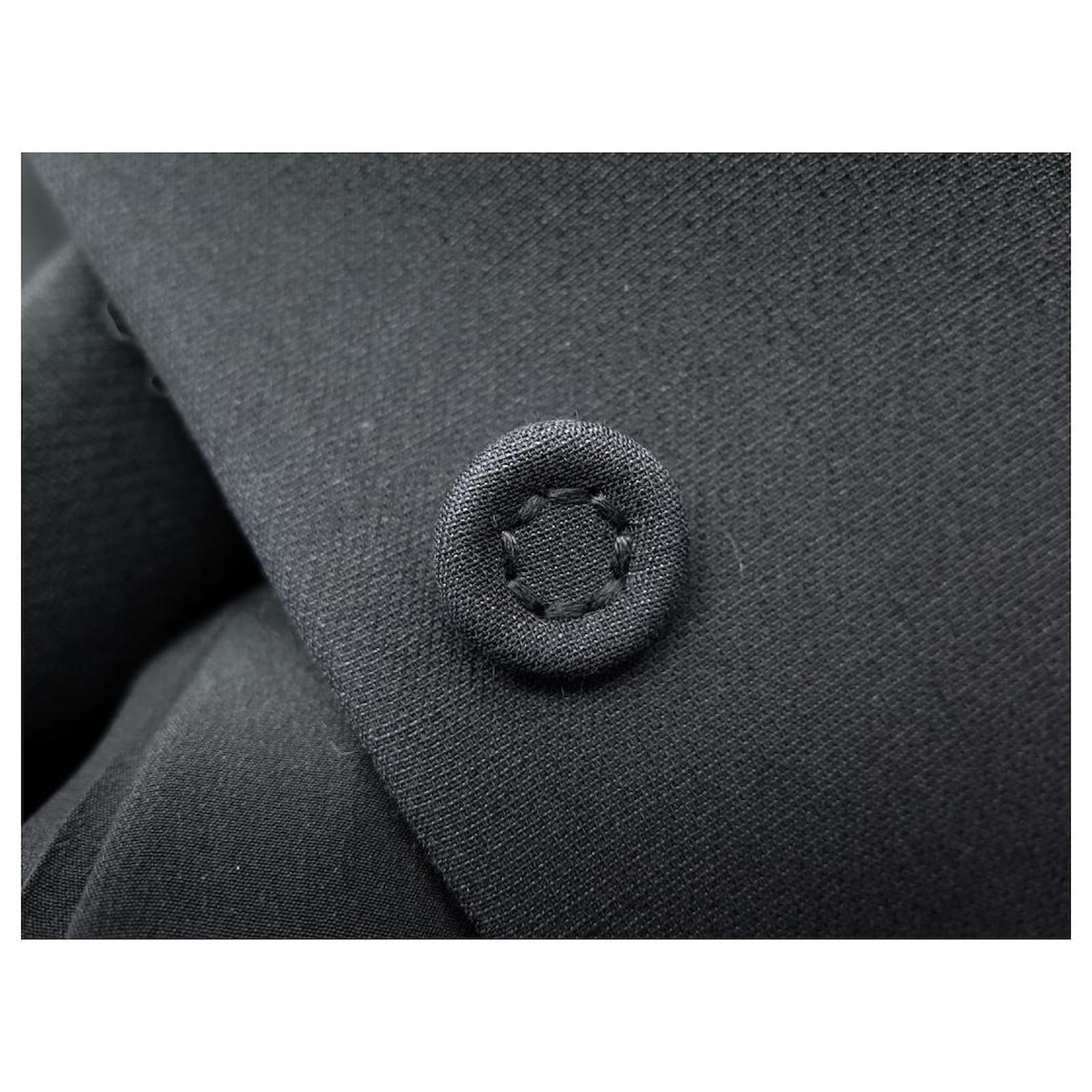 ディオールオム Dior HOMME チェスターコート ロングコート 黒