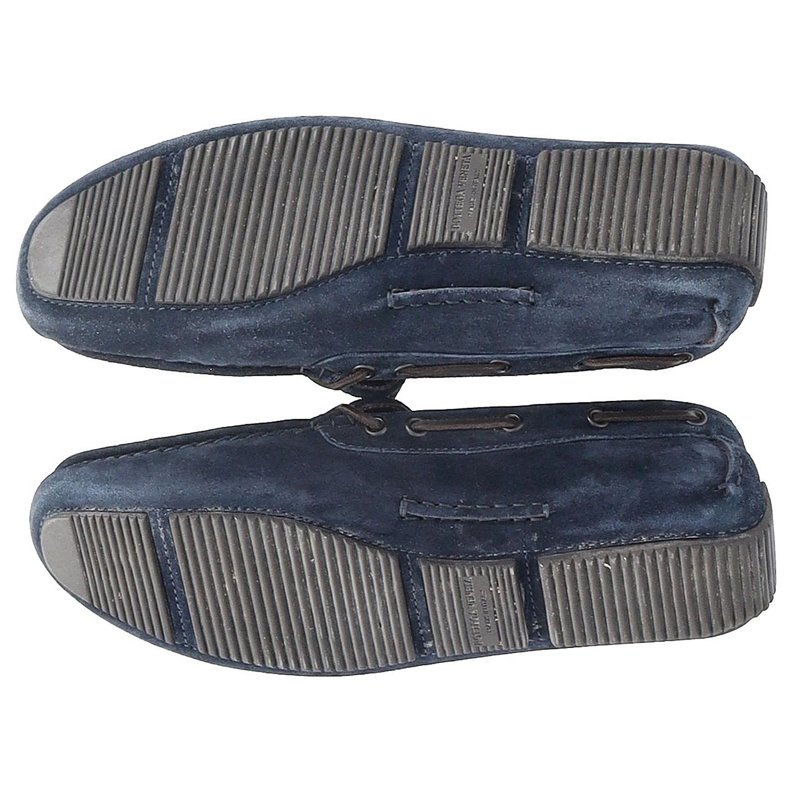 Bottega Veneta Blue Loafers with Moccasin Style Bottega Veneta Monsieur leather loafers Bottega Veneta main image 2