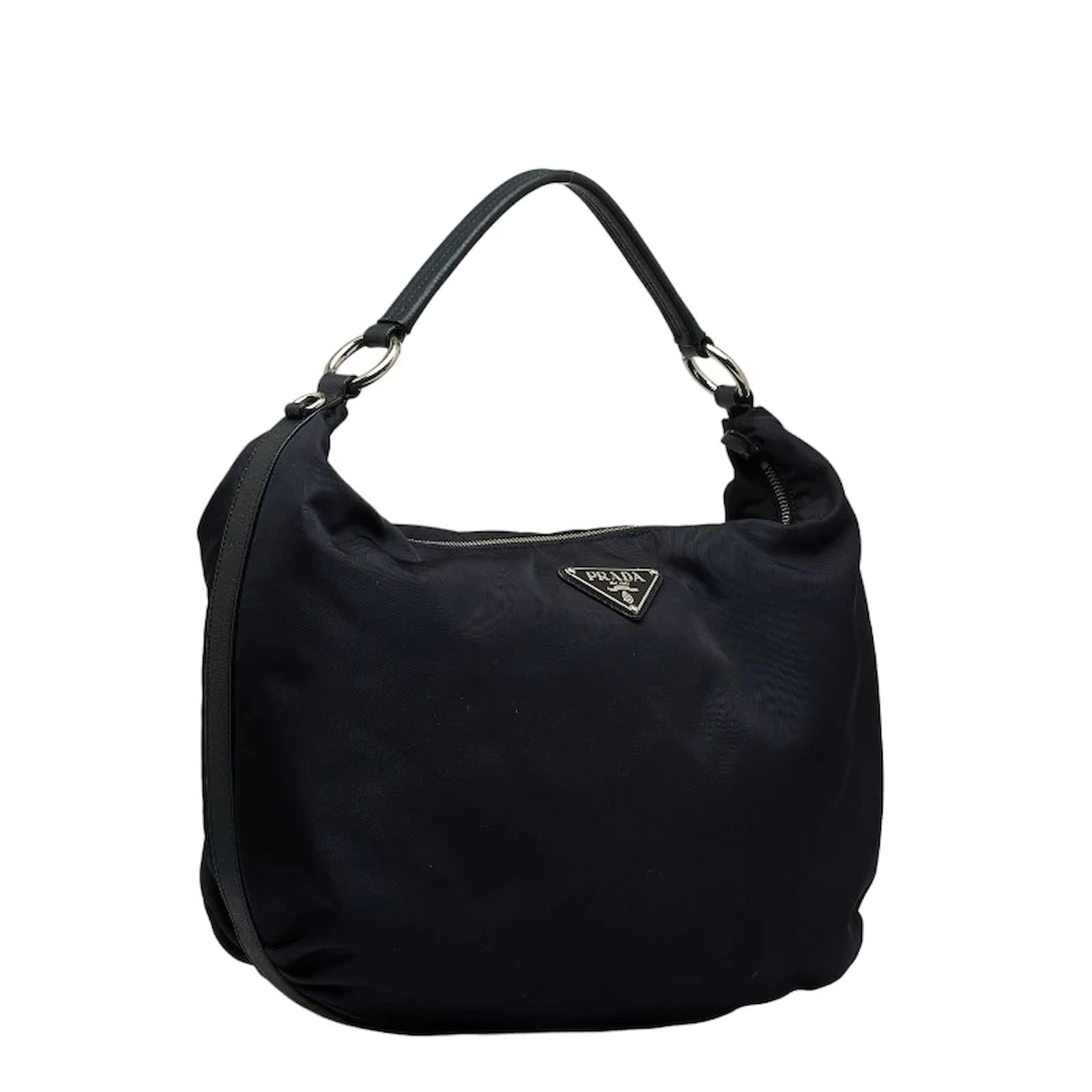 Prada tessuto cheap hobo bag