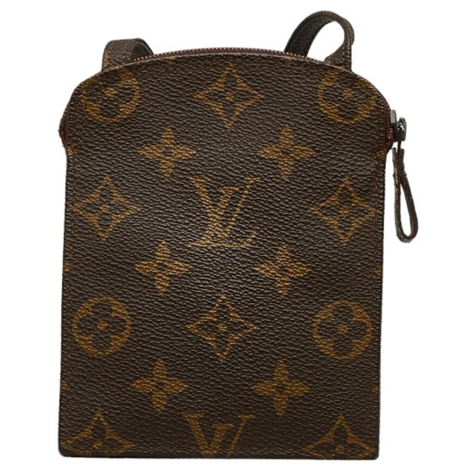 Louis Vuitton Pochette Secret Brown Cloth Ref1089564 Joli Closet 
