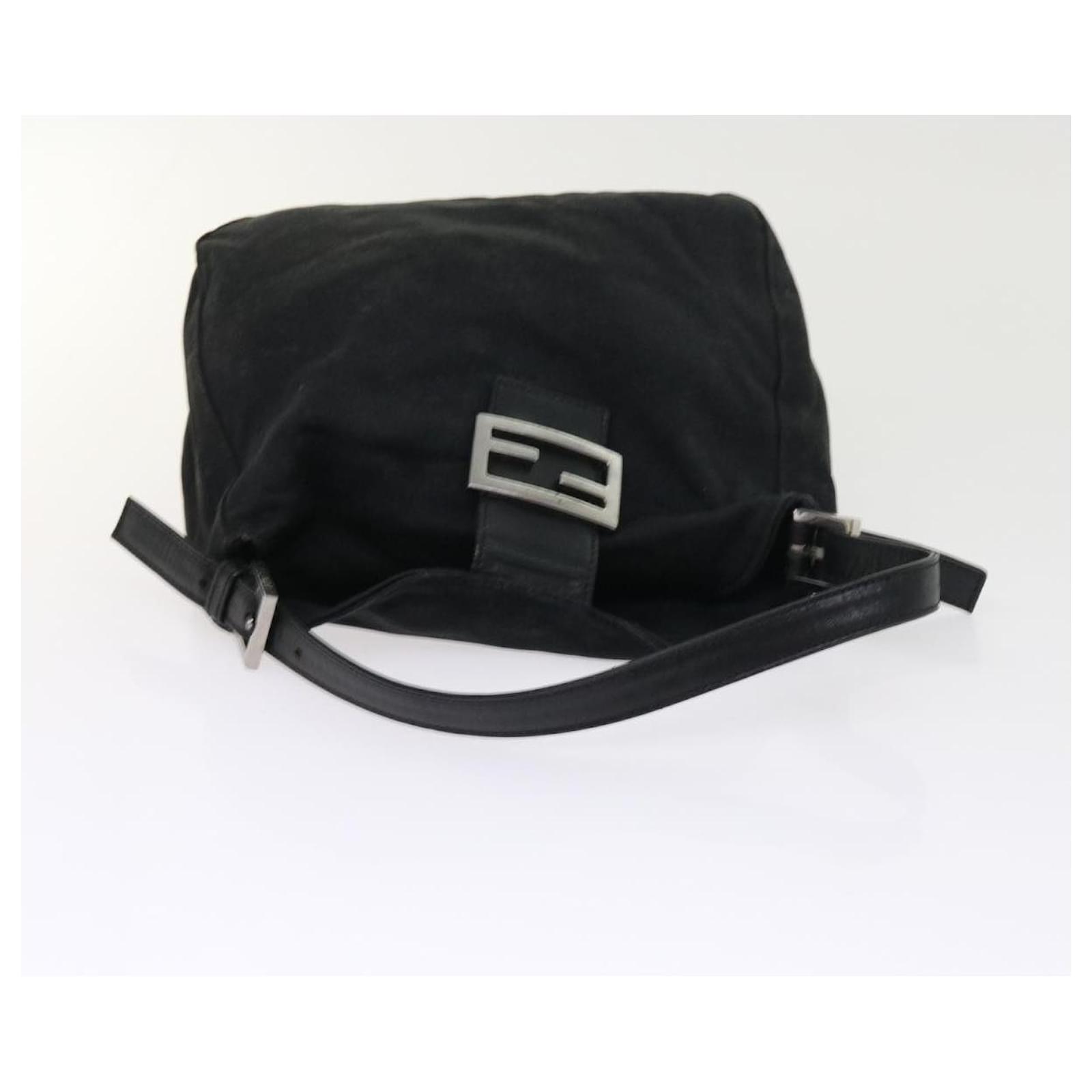 フェンディ ナイロンレザー ママバゲット 2321 FENDI Mamma bucket Hand shoulder bag 2321-26424-009 canvas
