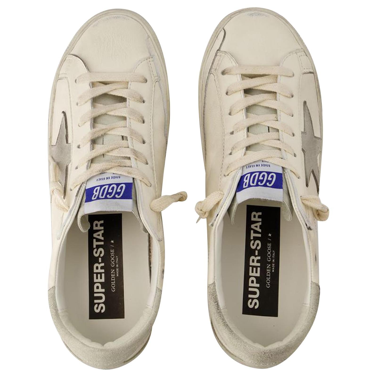 Super Star Sneakers - Golden Goose Deluxe Brand - Leather Super Star Sneakers - Golden Goose Deluxe Brand - Leather