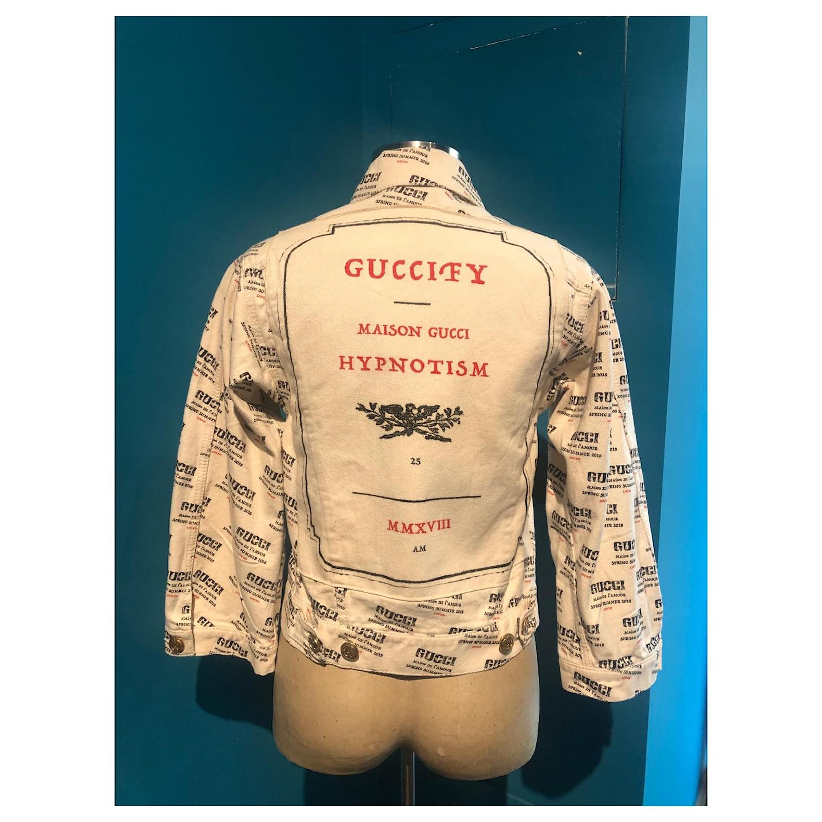 Guccify denim clearance jacket