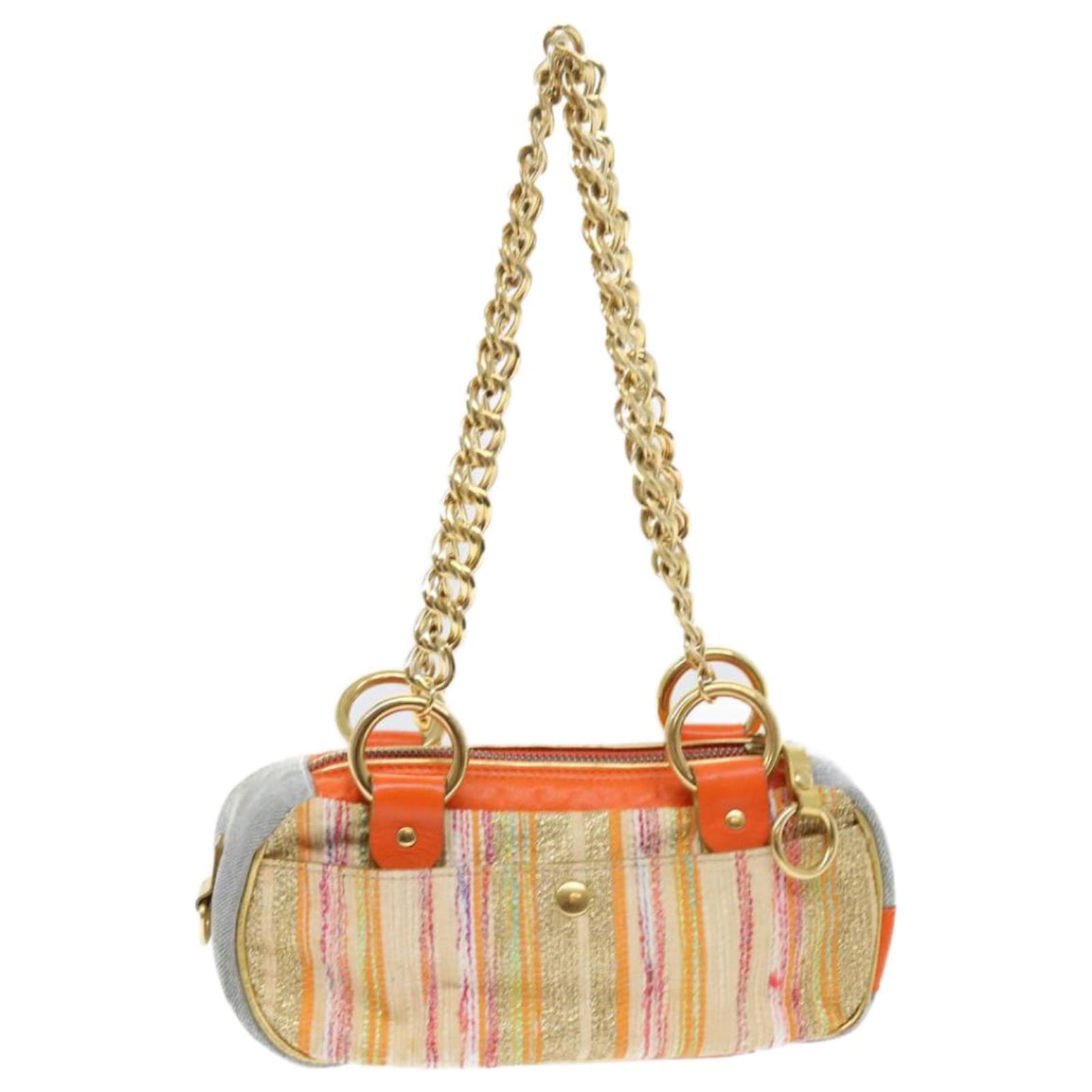 Dolce & Gabbana DOLCE&GABBANA Chain Shoulder Bag Canvas