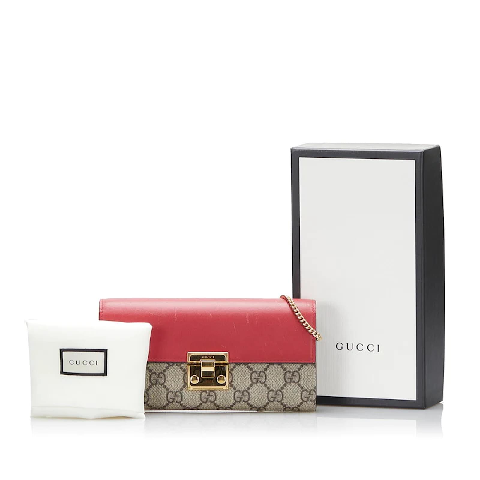 Gucci padlock continental online wallet