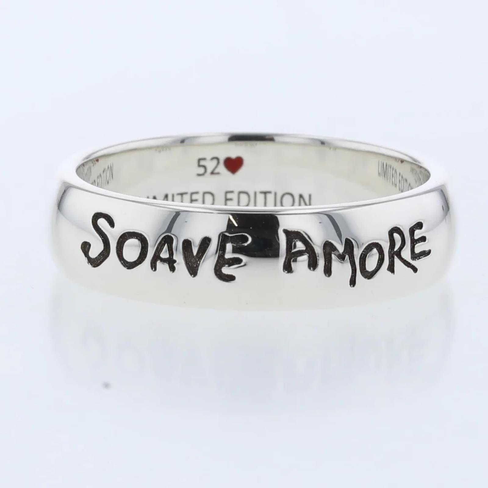 Gucci Soave Amore Ring Silvery Metal ref.JC1094484 (Sold) - Joli Gucci Soave Amore Ring Silvery Metal ref.JC1094484 (Sold) - Joli