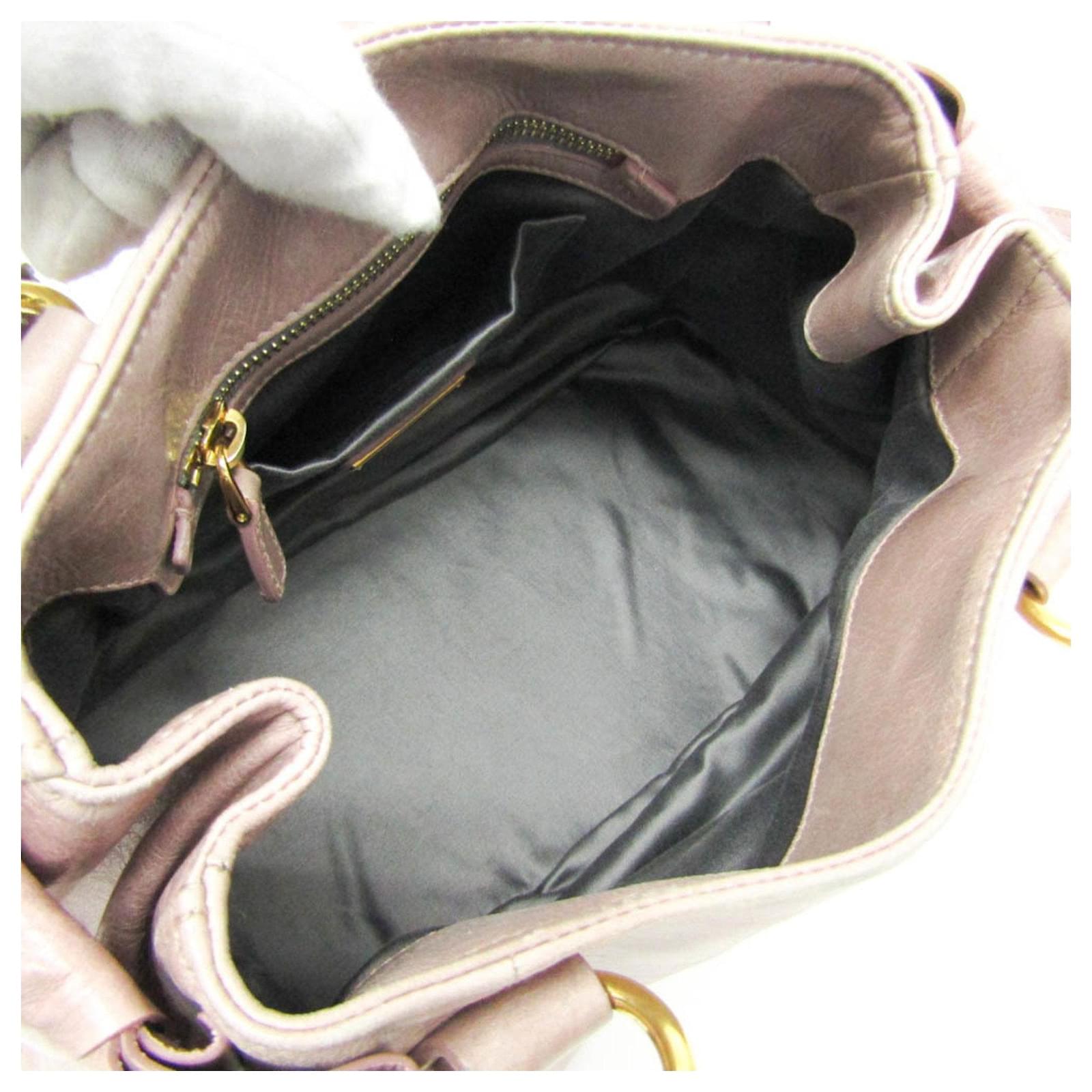 Miu Miu Ribbon Pink Leather ref.1096351 - Joli Closet