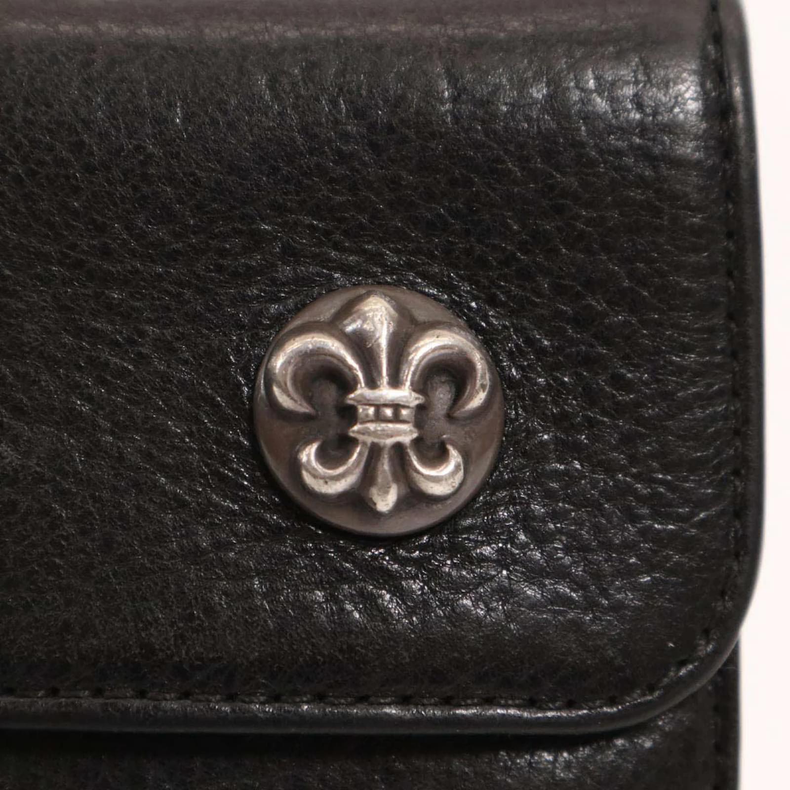 Chrome hearts silver discount fleur de lis wallet