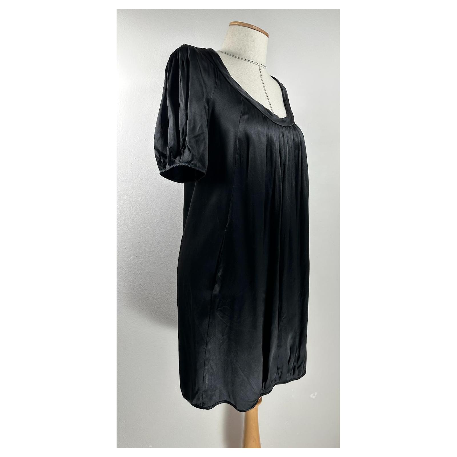 Miu Miu Dresses Black Silk Viscose ref.1097973 - Joli Closet