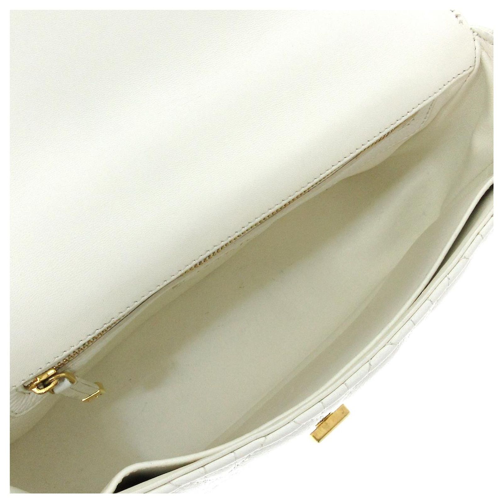 Dior Caro White Leather ref.1100262 - Joli Closet