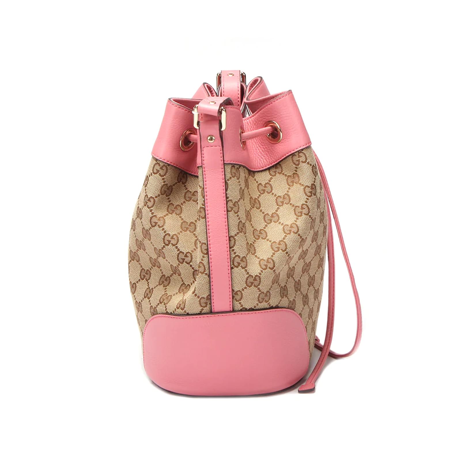 Pink gucci bucket online bag