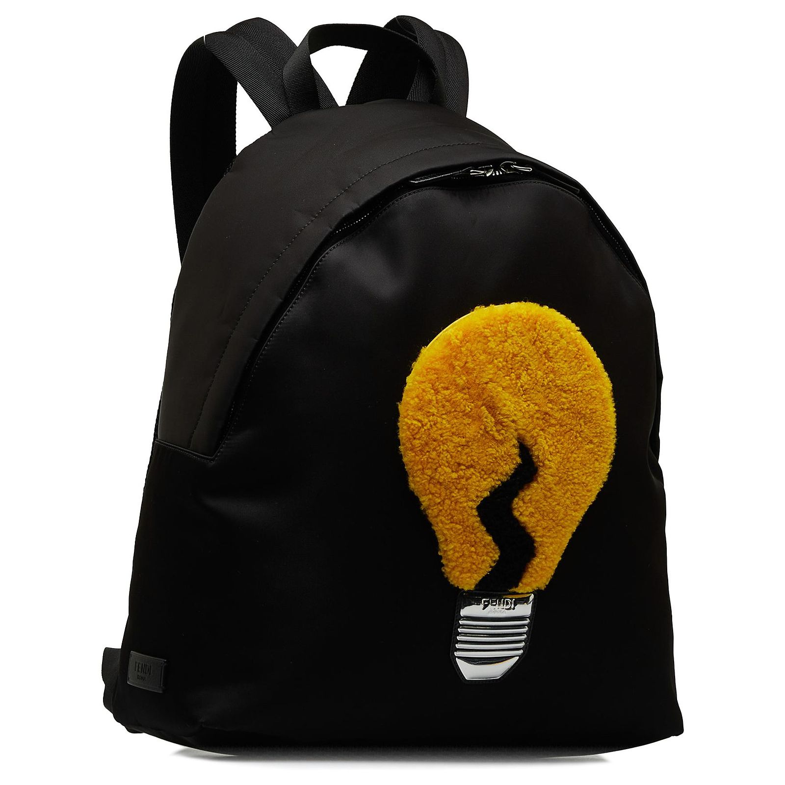 Fendi Black Light Bulb Nylon Backpack Cloth ref.1104520  display picture 1