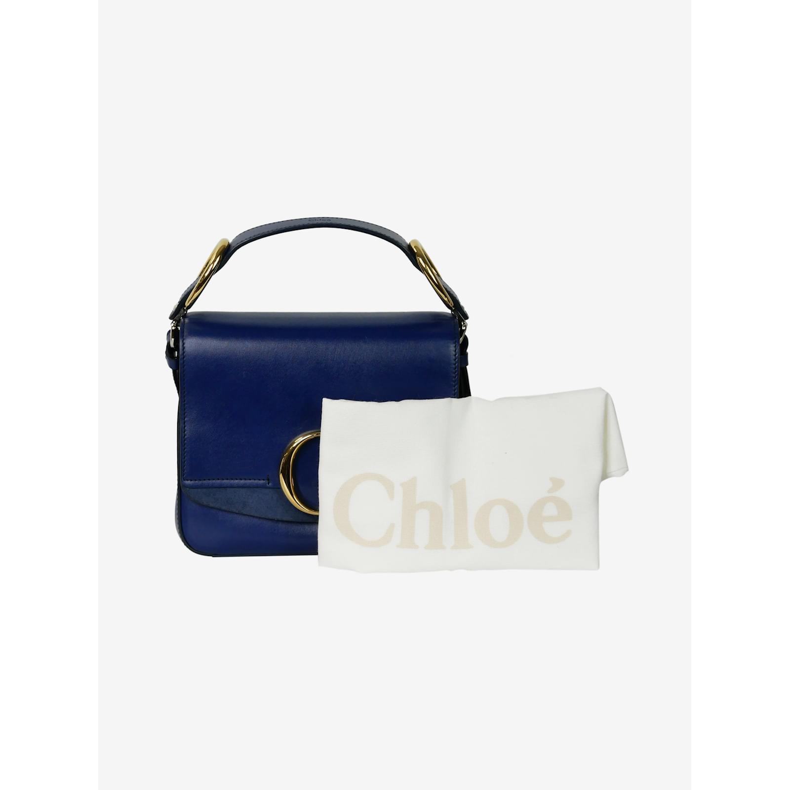 Chloé Blue C leather cross-body bag ref.1106601 - Joli Closet