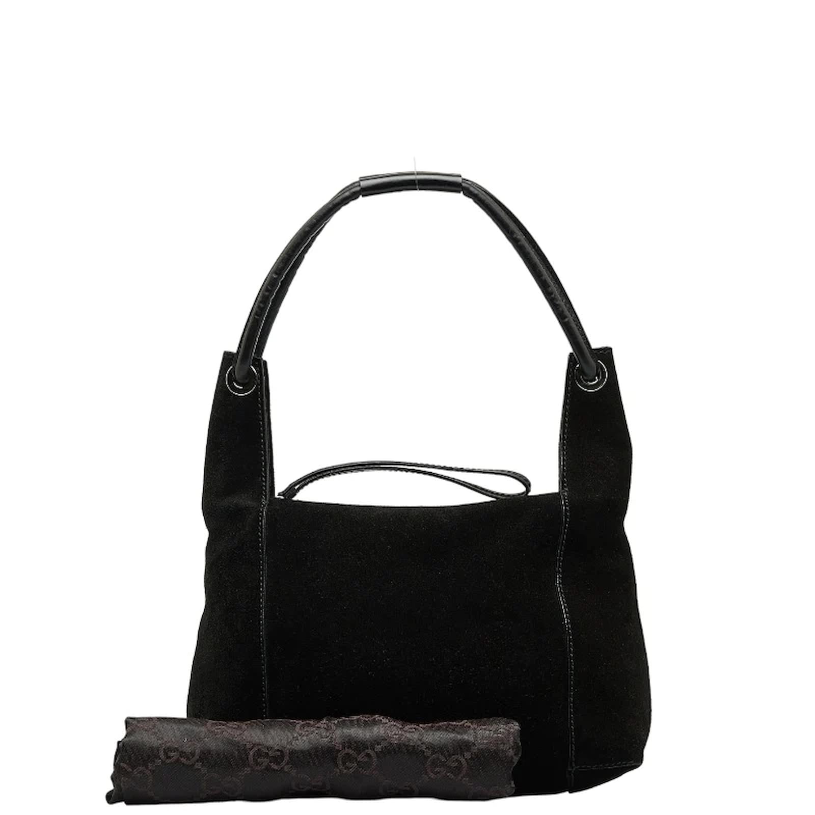 Gucci Suede handbag 152280 Black ref.JC1111171 (Sold) - Joli Closet