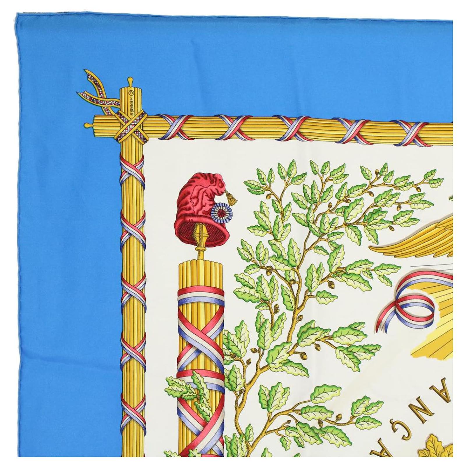 Hermès - 1789 Liberte Egalite Fraternite Republique Francaise Silk Carre 90 Echarpe