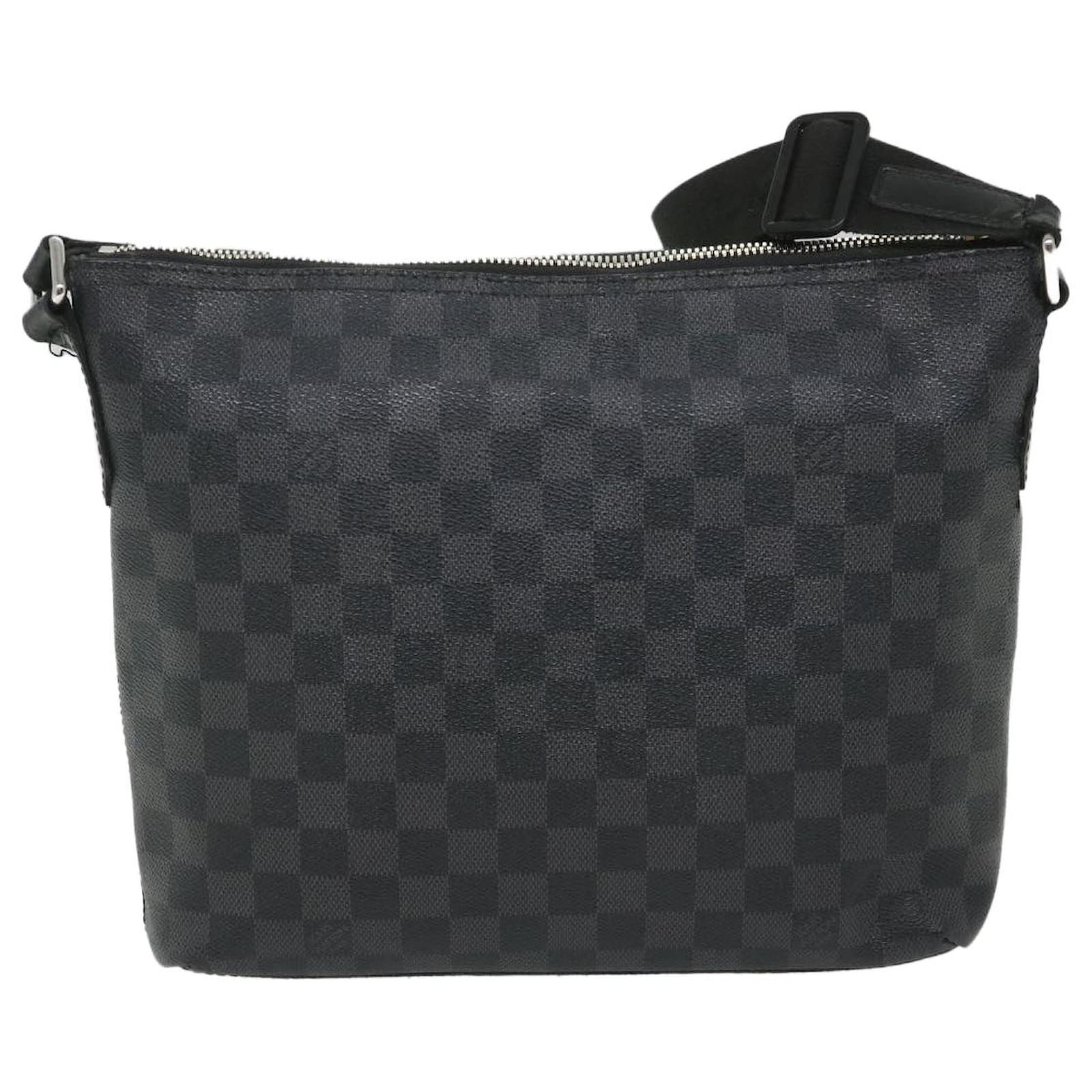 LOUIS VUITTON Damier Graphite Mick PM Shoulder Bag N40003 LV Auth bs8820