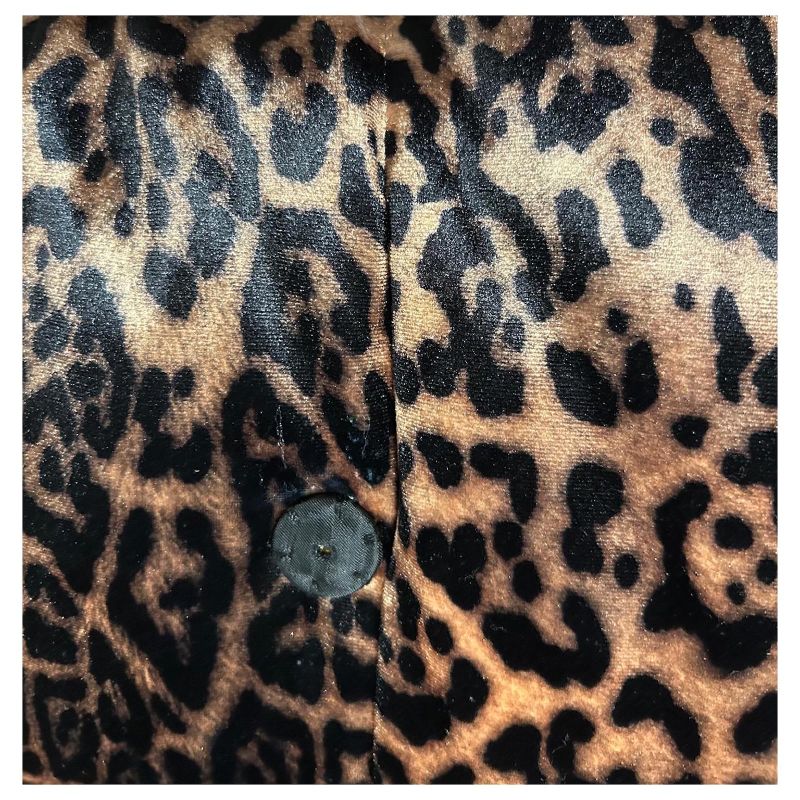 Gerard darel clearance leopard print coat