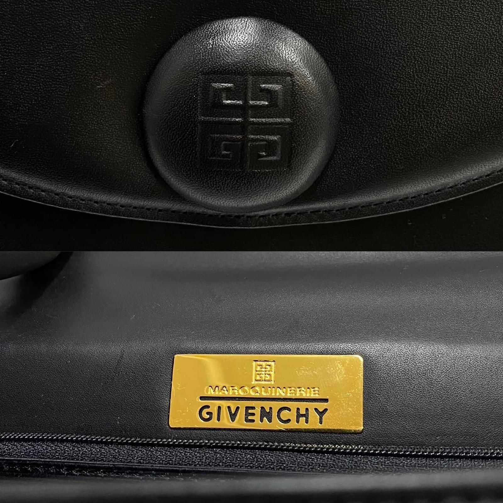 Vintage Logo Maroquinerie Givenchy Givenchy 4G Logo Leather
