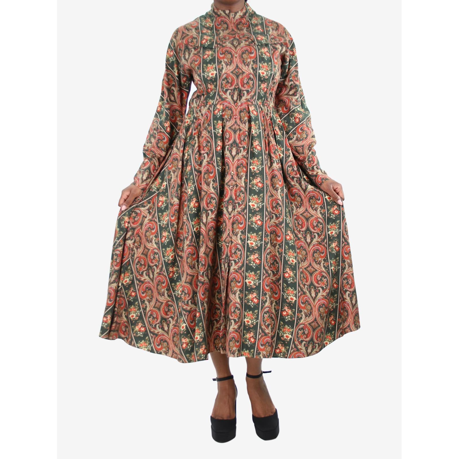 Robe midi boutonnée discount devant