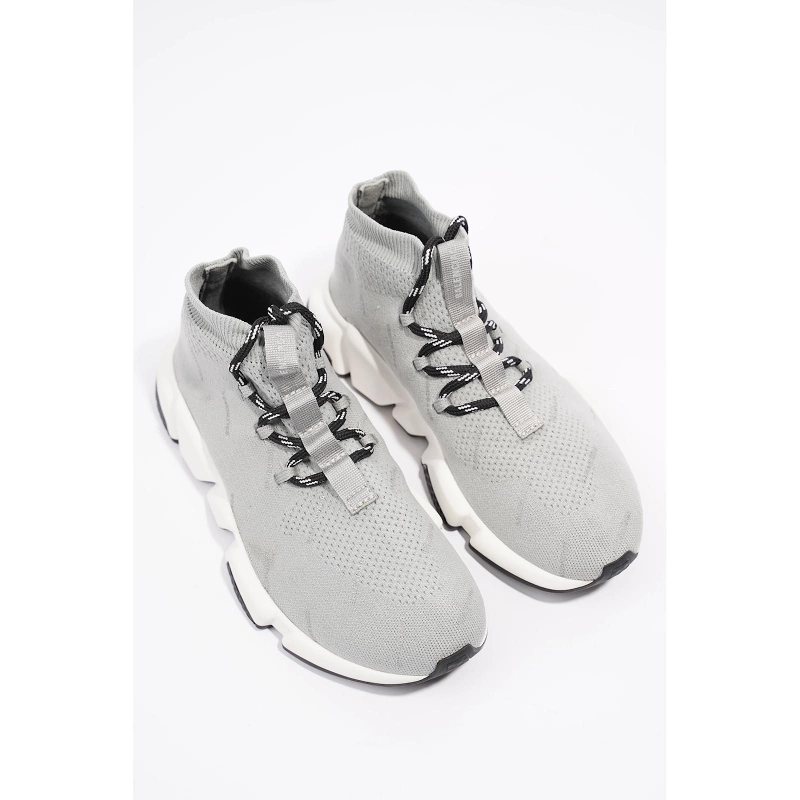 Grey Balenciaga Laces Speed Sock Balenciaga Speed Lace Up Grey