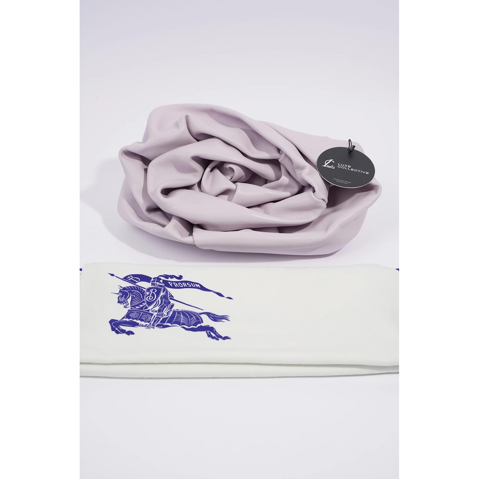 Burberry Rose clutch Haze Pink Lambskin Leather ref.1116987