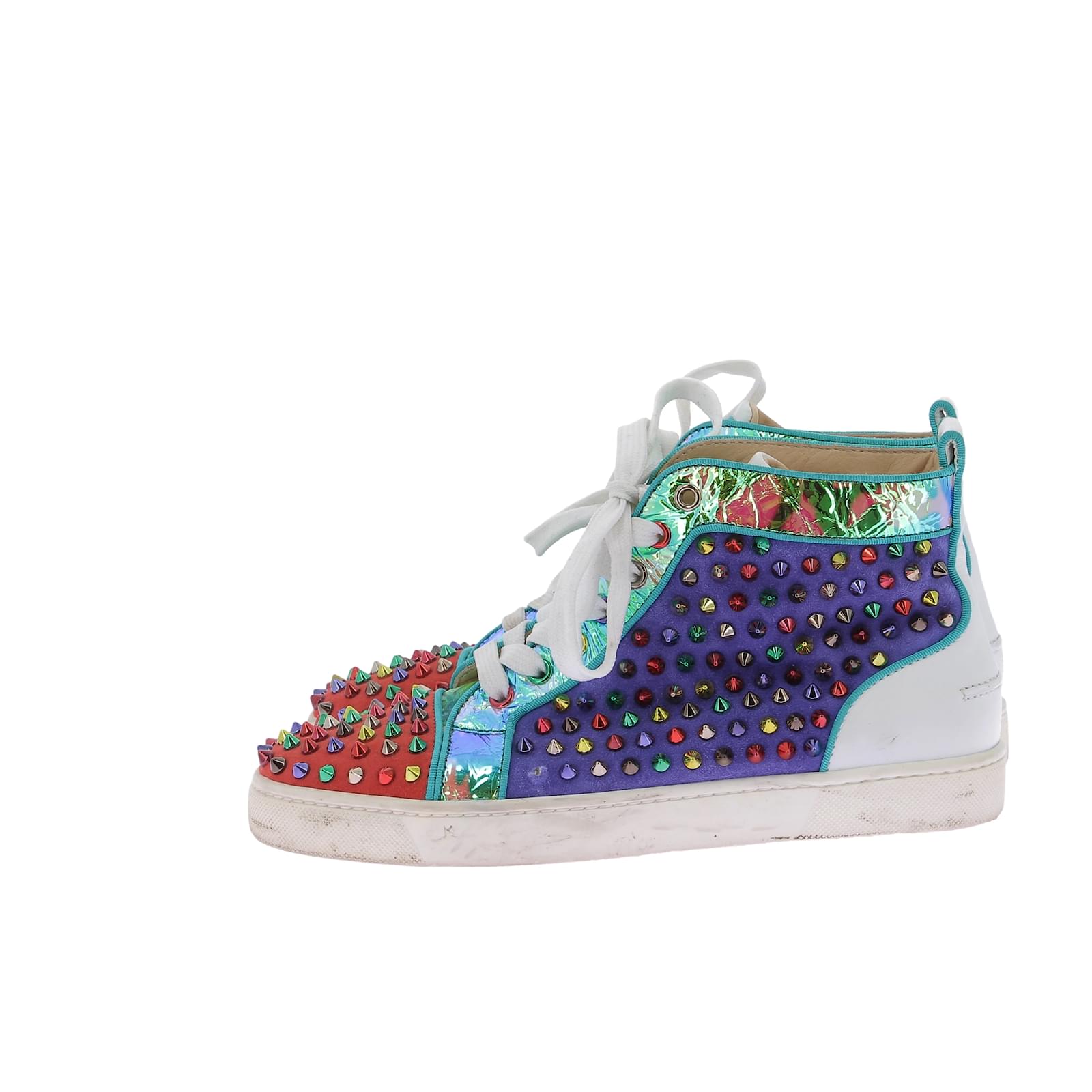 Sparkly hot sale louboutin trainers