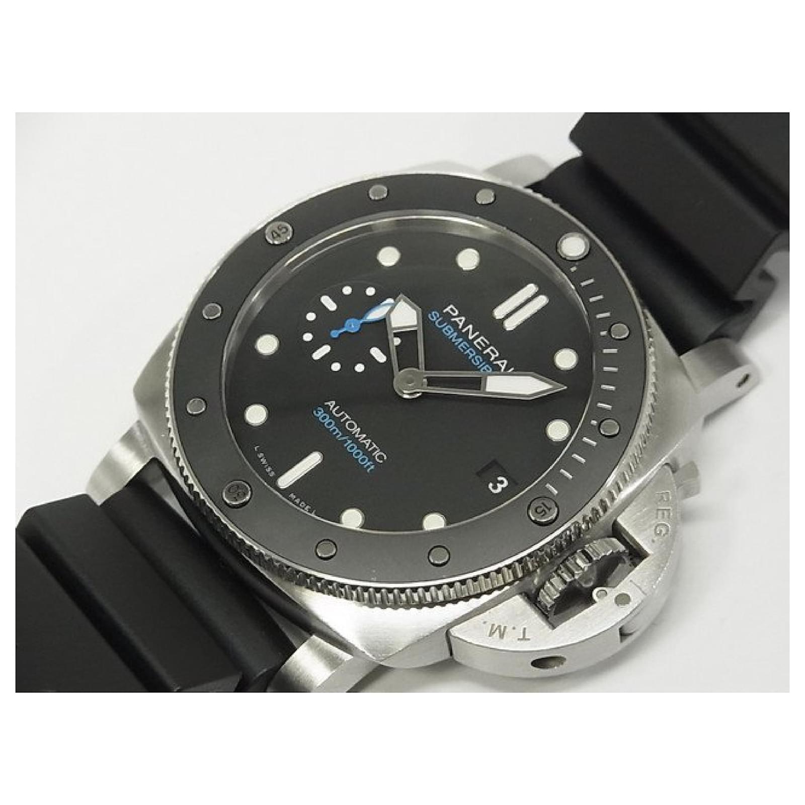 PANERAI Submersible 42 MM ceramic bezel Genuine goods Ref.Pam00683