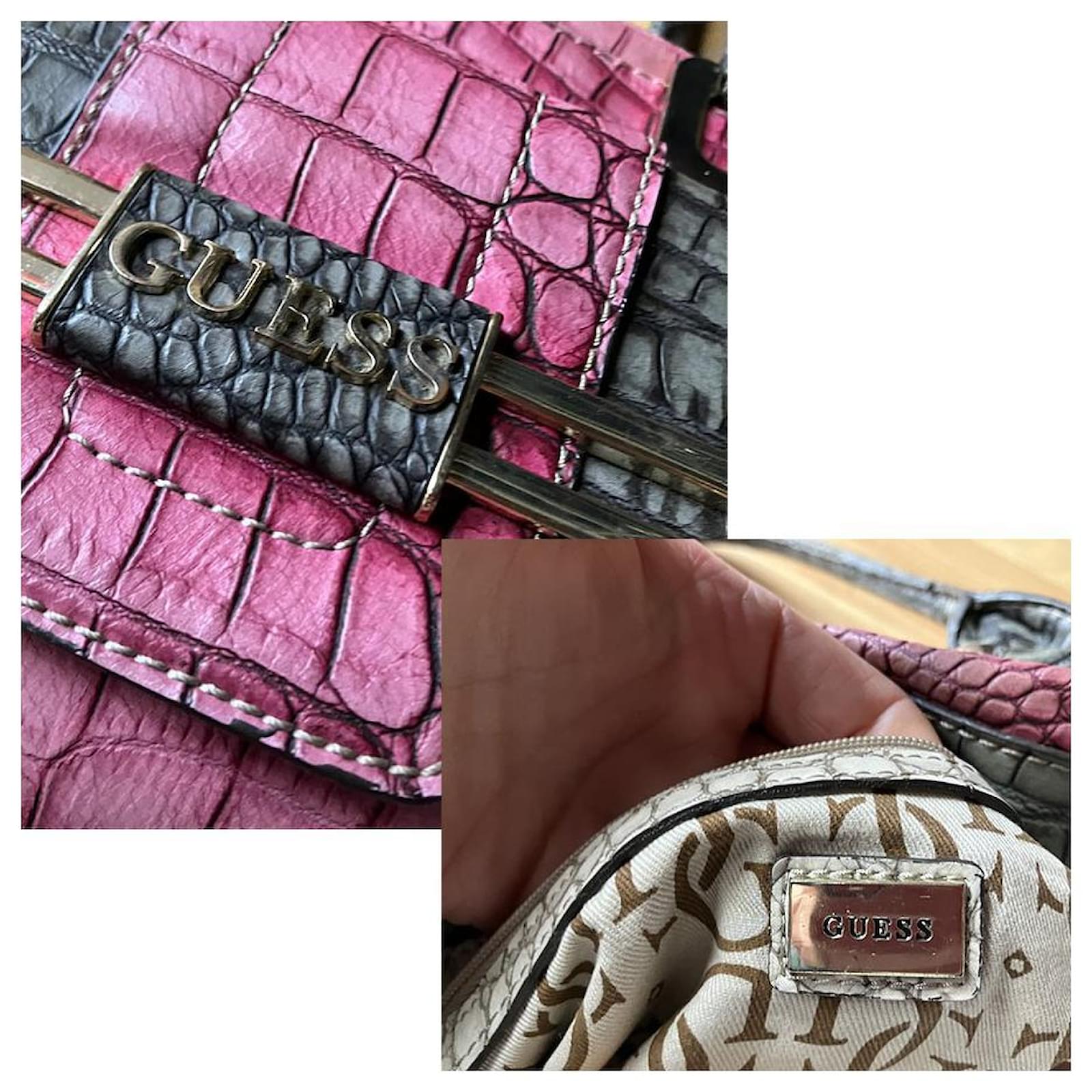 BRAND NEW - Hot Pink Snakeskin GUESS Tote | Guess bags, Womens tote bags, Hot  pink