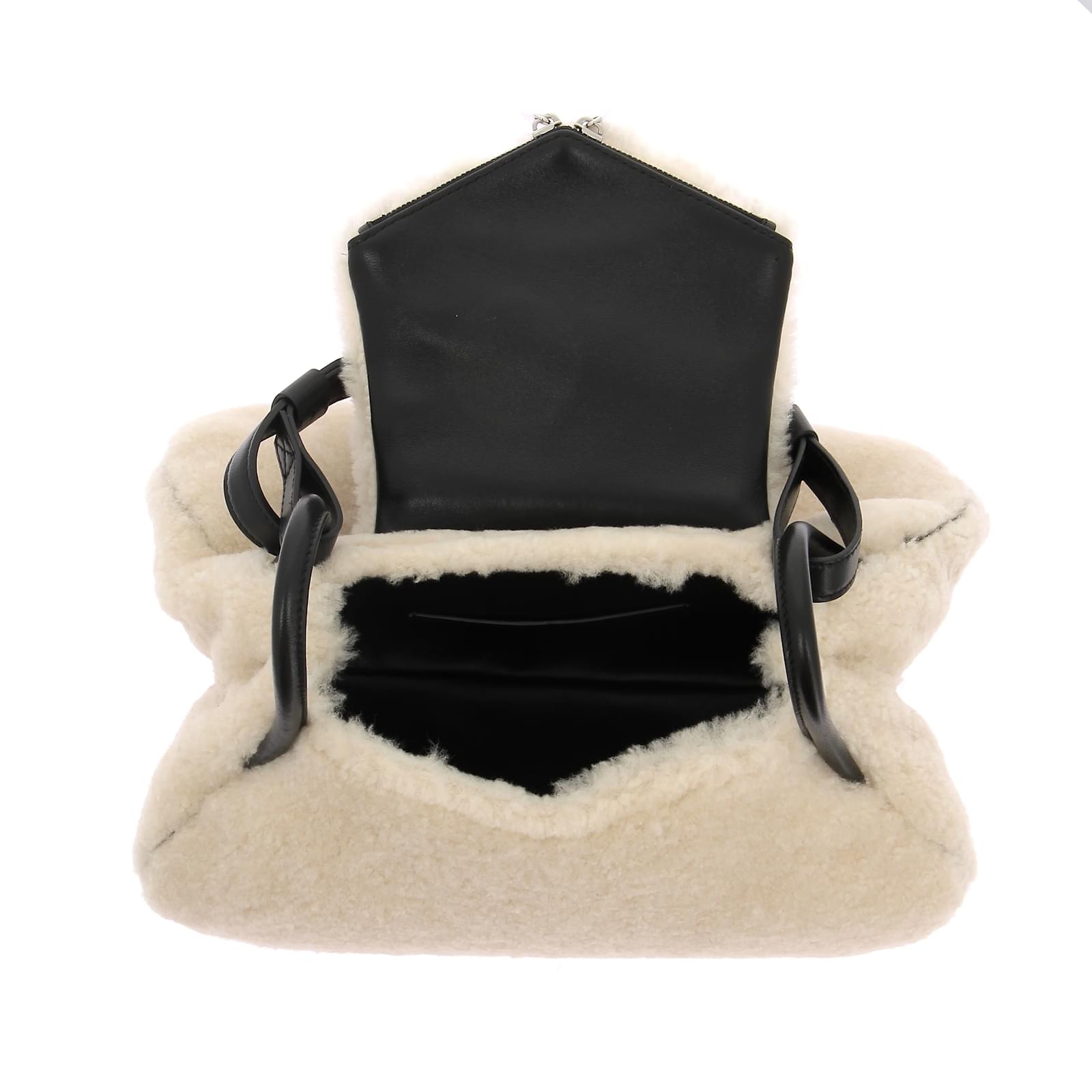 AMINA MUADDI Handbags T. Fur White ref.1121481 - Joli Closet
