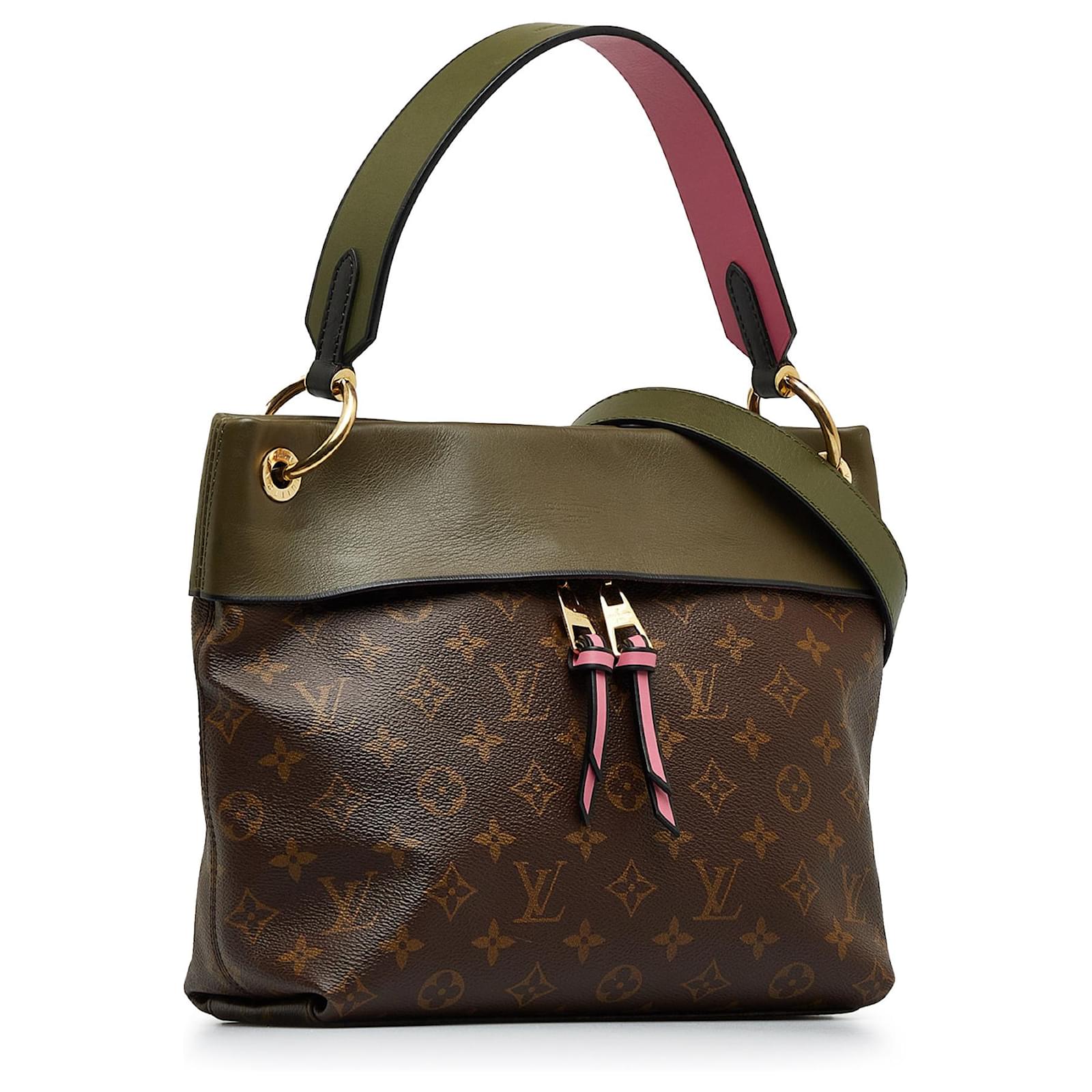 Louis Vuitton Brown Monogram Tuileries Besace Cloth ref.1123544