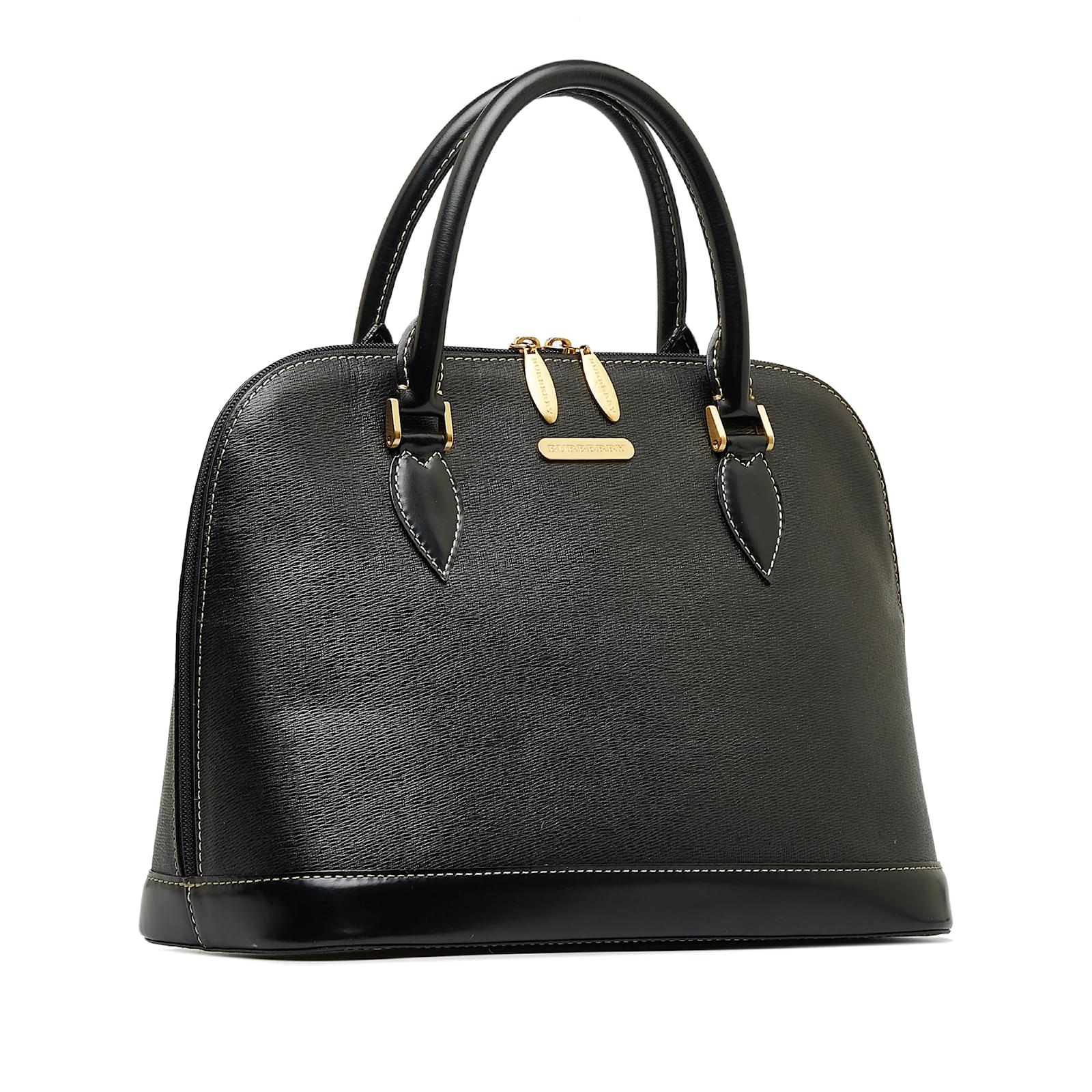 Burberry calfskin leather store handbags