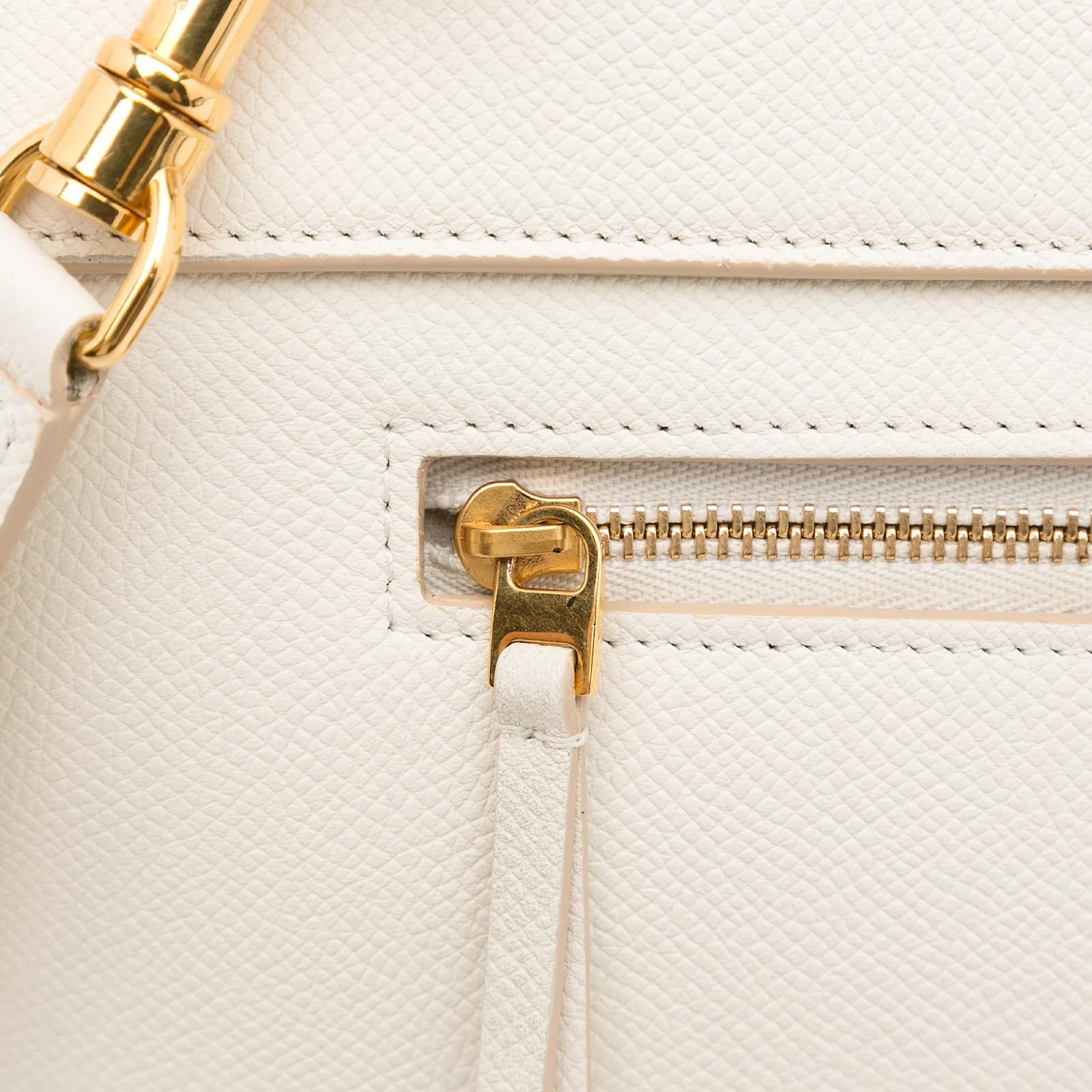 Celine belt bag online white