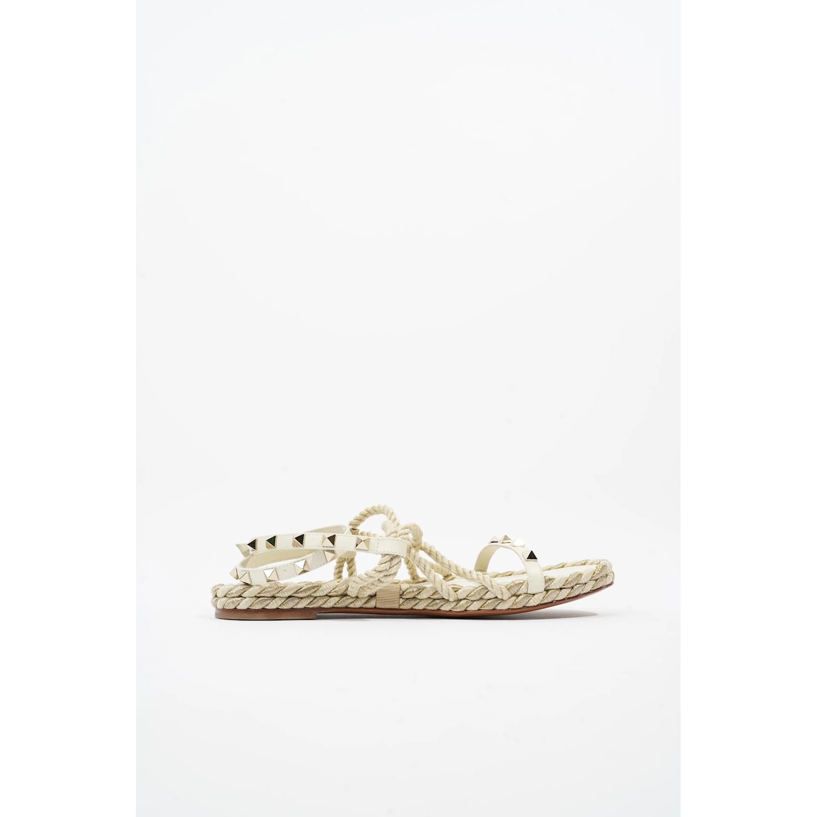 Valentino gold rope online sandals