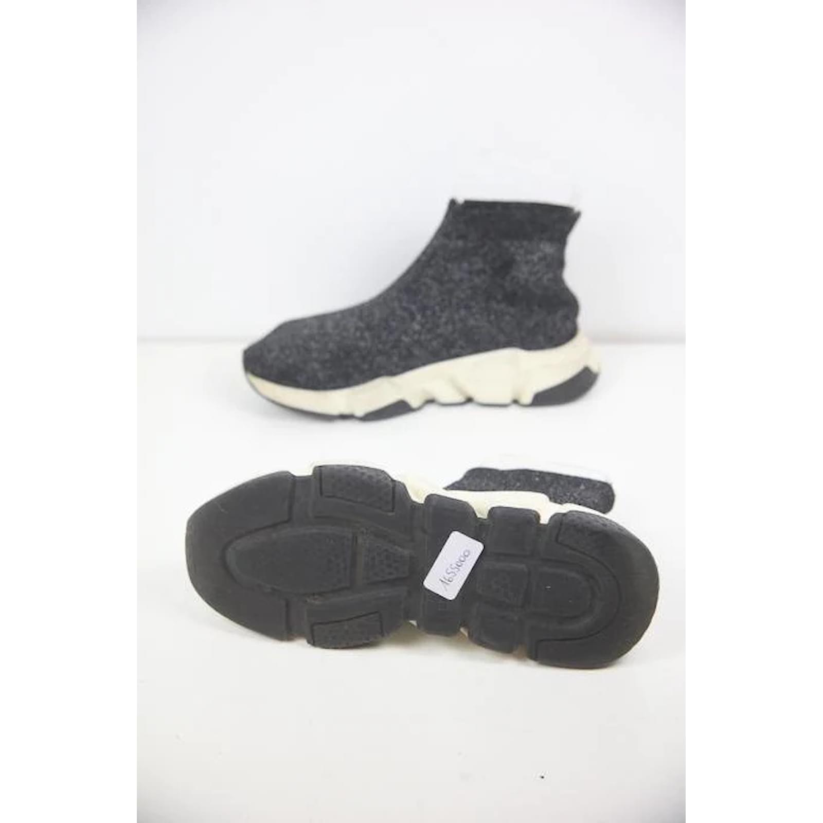 Balenciaga Black sneakers Polyester ref.1145999 Joli Closet